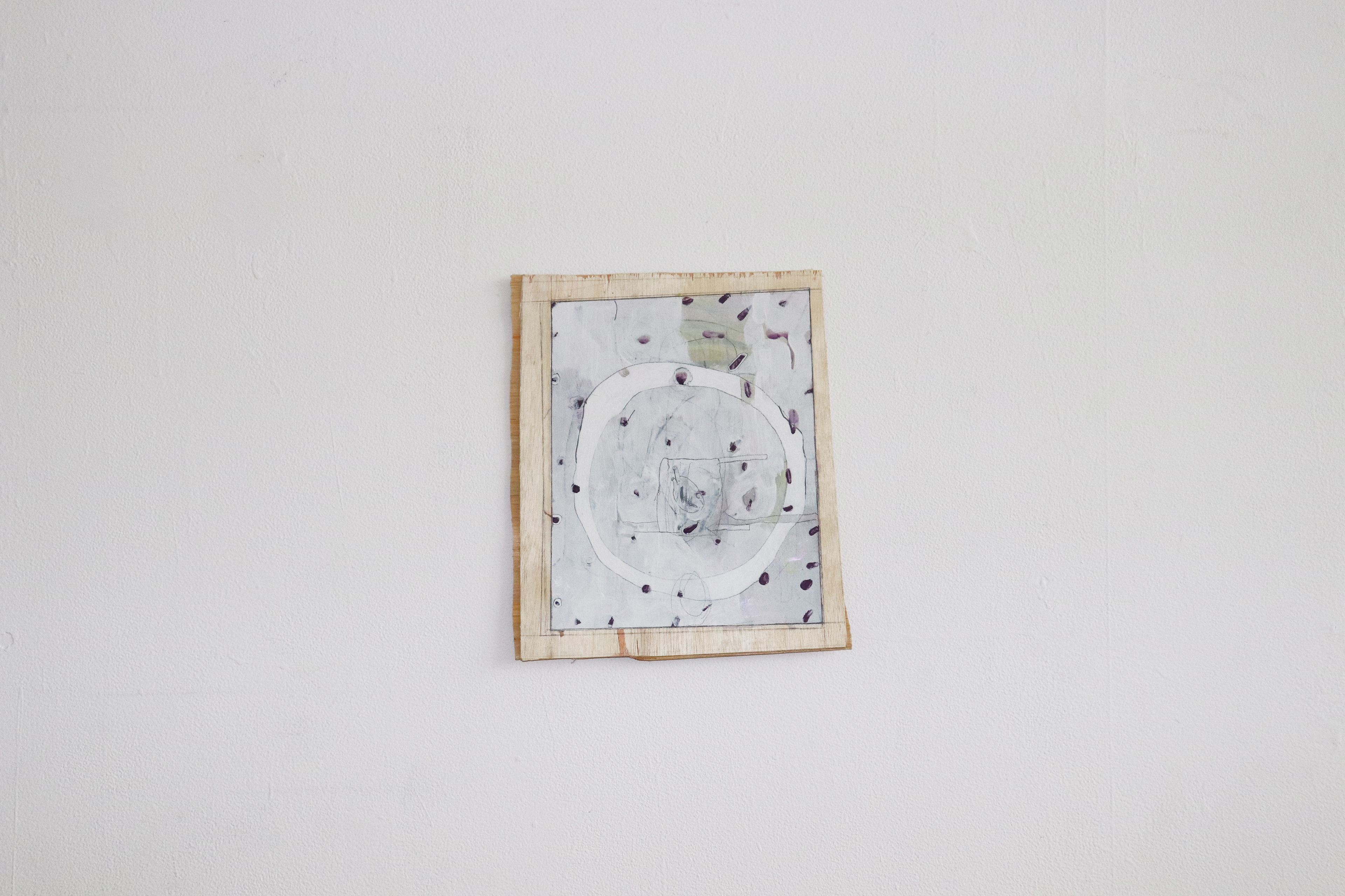 C-19/2021/Acrylic paint,pencil,gesso,wood board/249×295mm