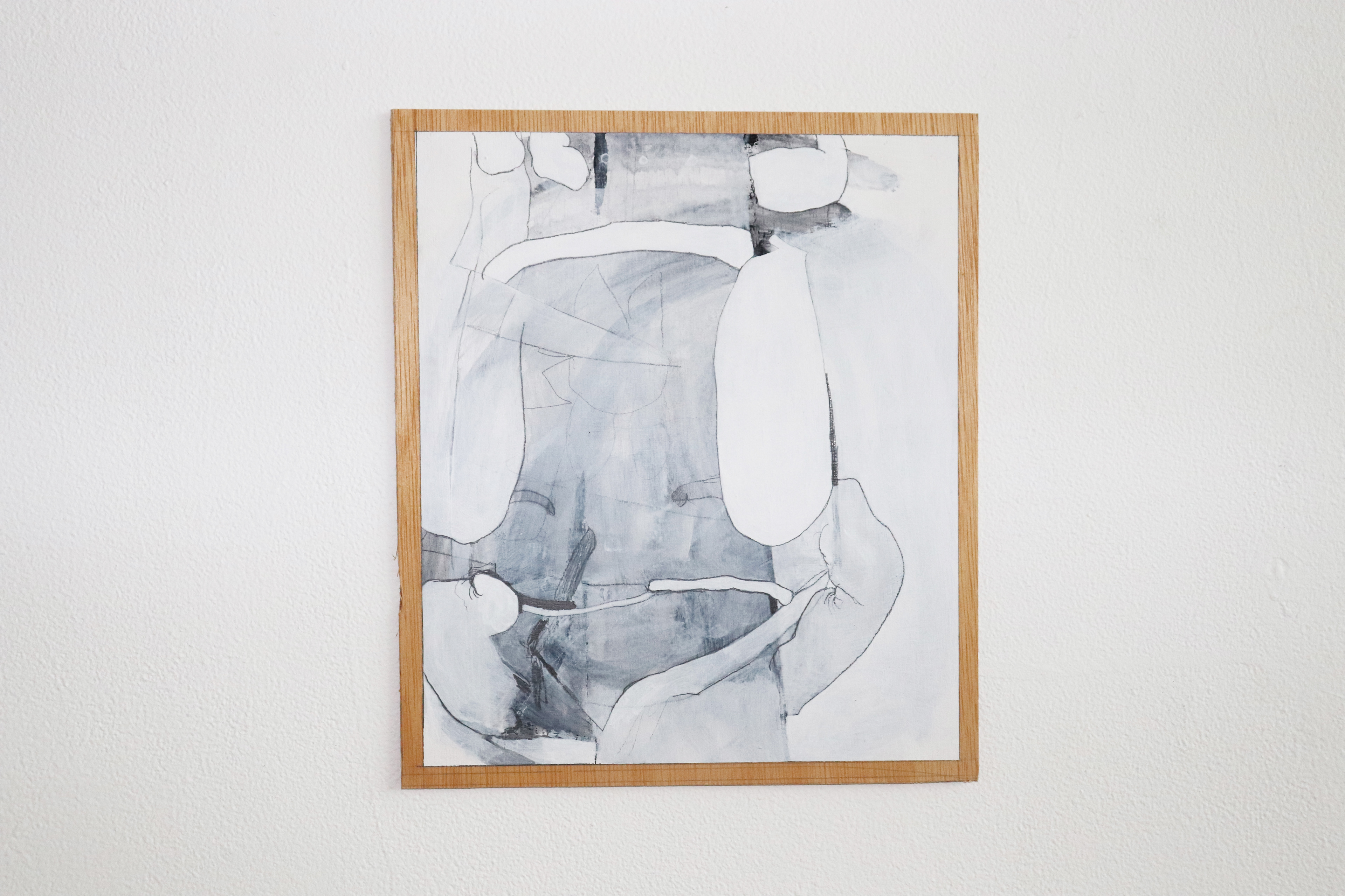 C-27/2021/Acrylic paint,pencil,gesso,wood board/240×272mm