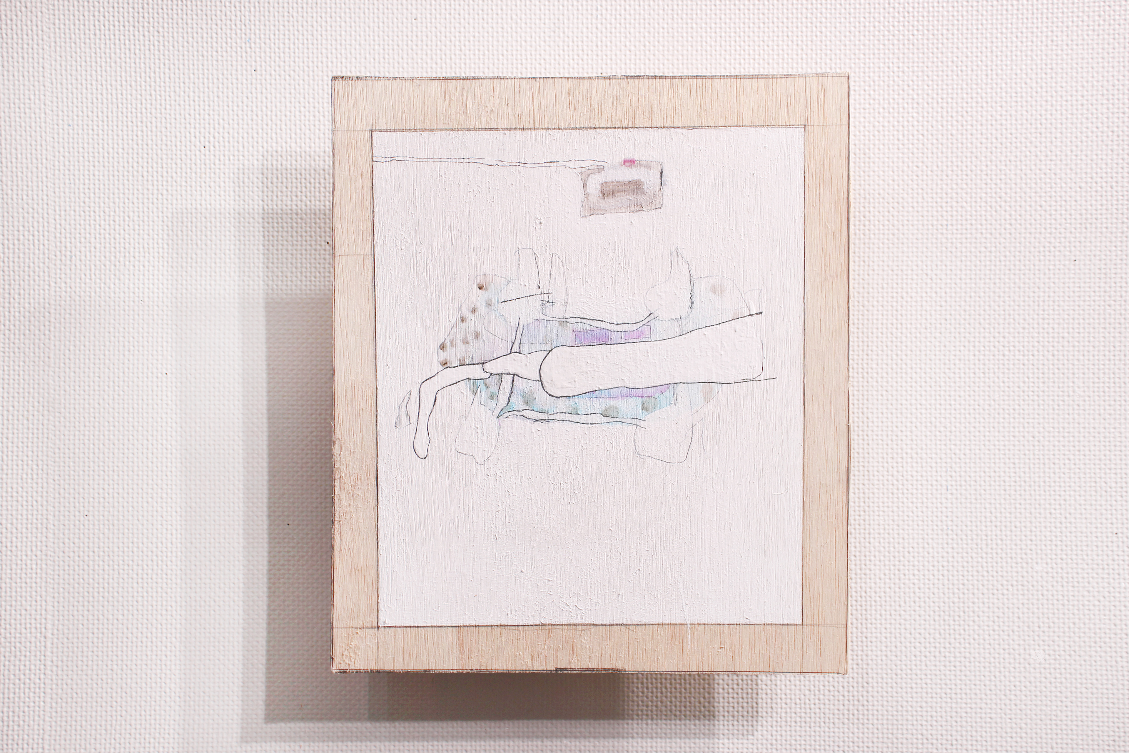 C-41/2021/Acrylic paint,pencil,gesso,wood board,wood/280×330mm