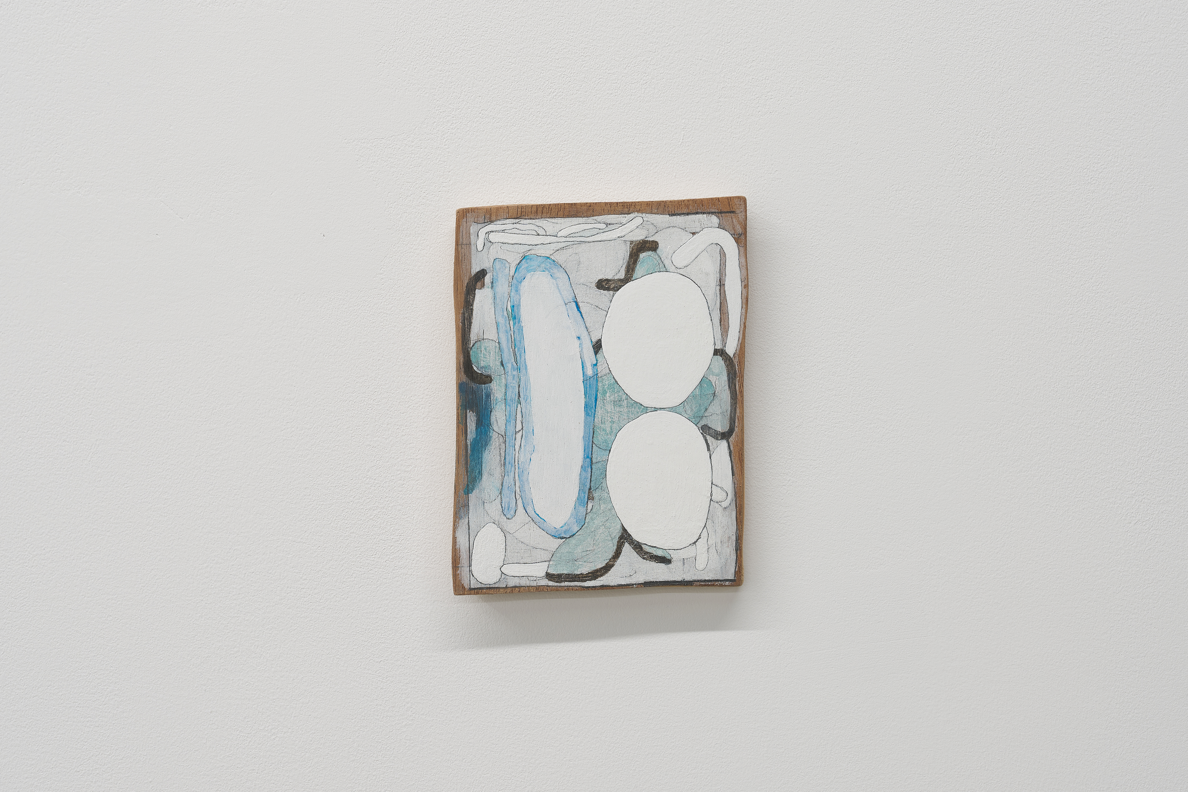 C-151/2025/Acrylic, pencil, gesso, plywood,wood/180×133×12mm