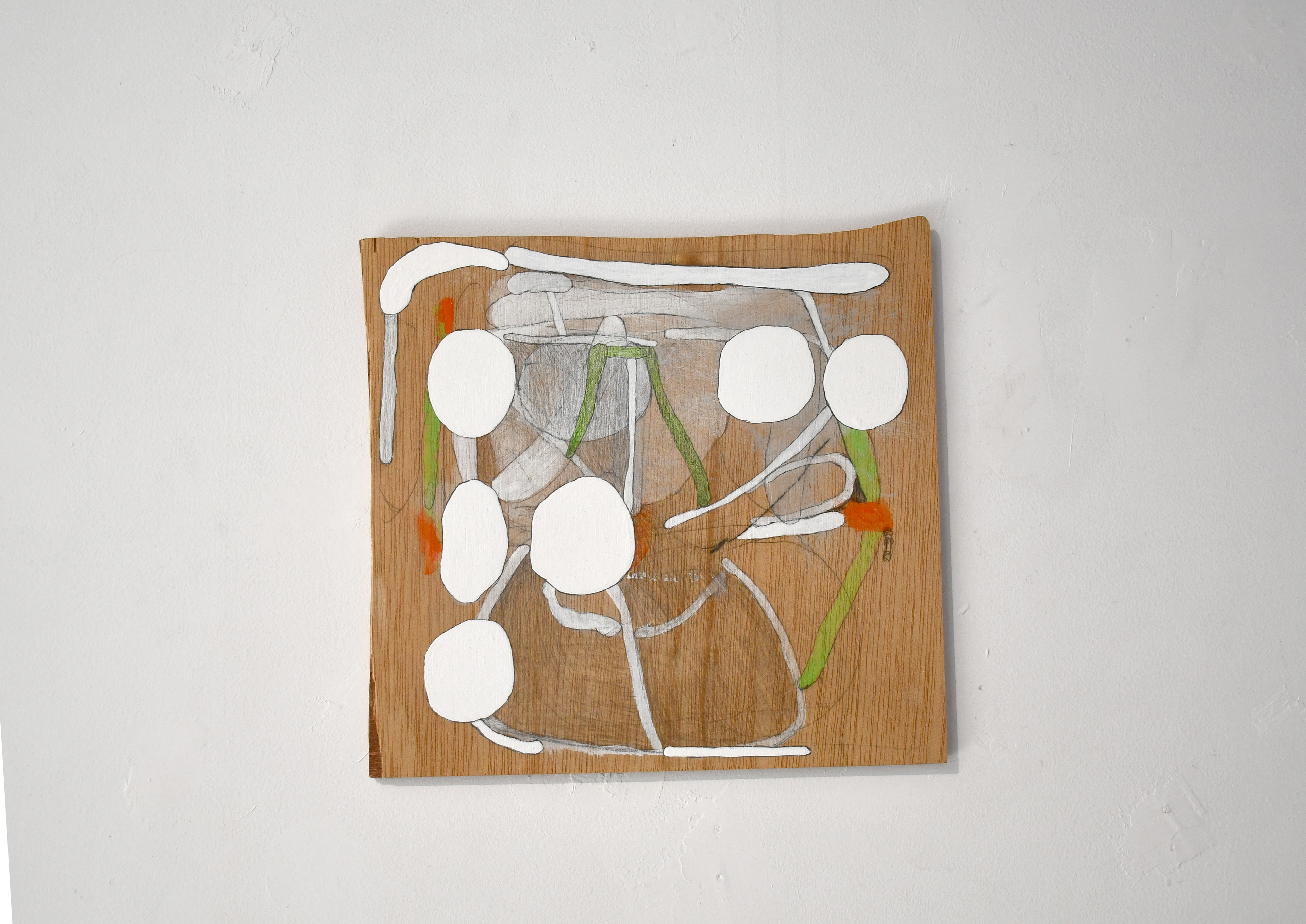 C-140/2024/Acrylic paint,pencil,gesso,wooden board/96×189×17mm