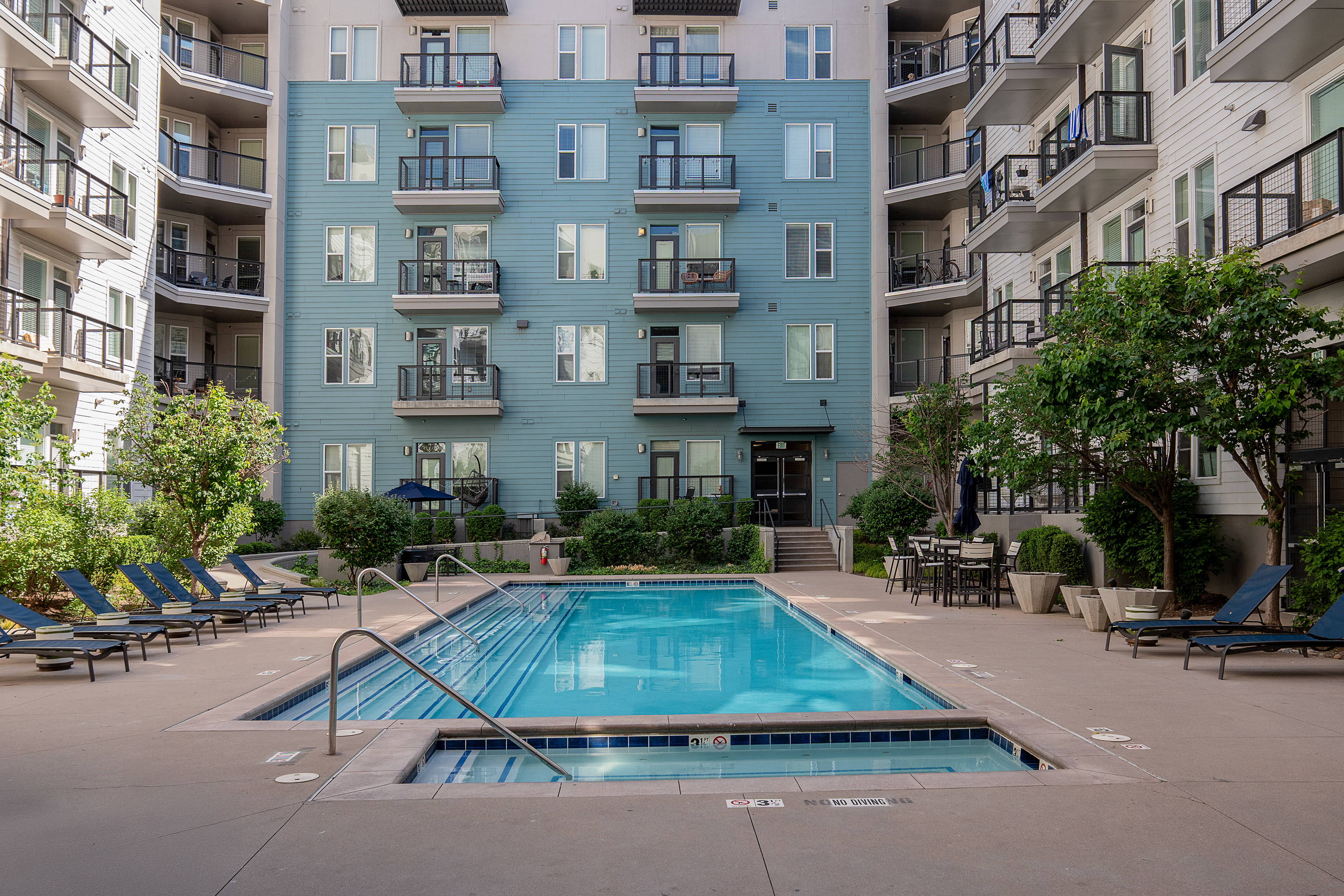 Resort style pool amenity 