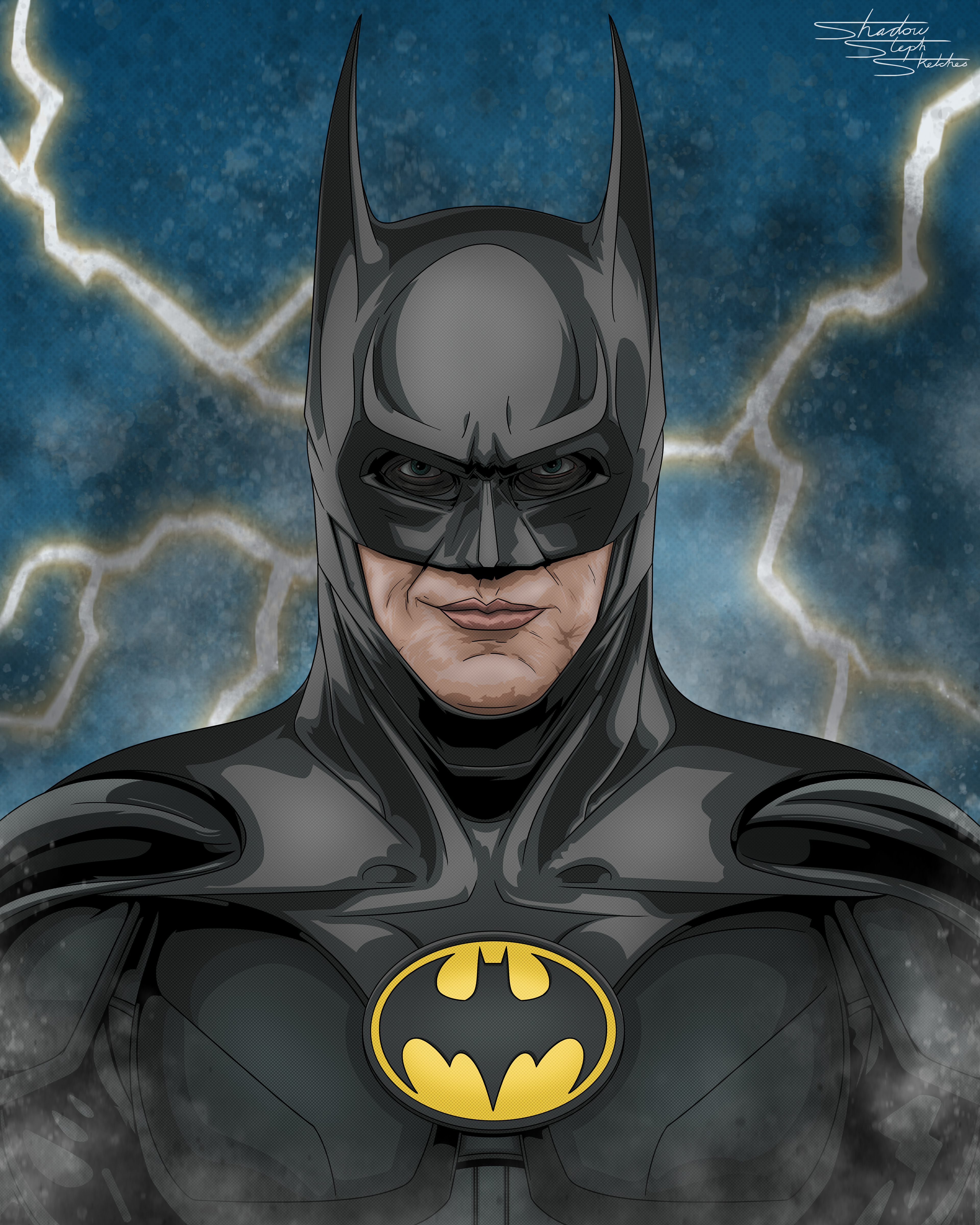 Micheal Keaton as Batman (2023)