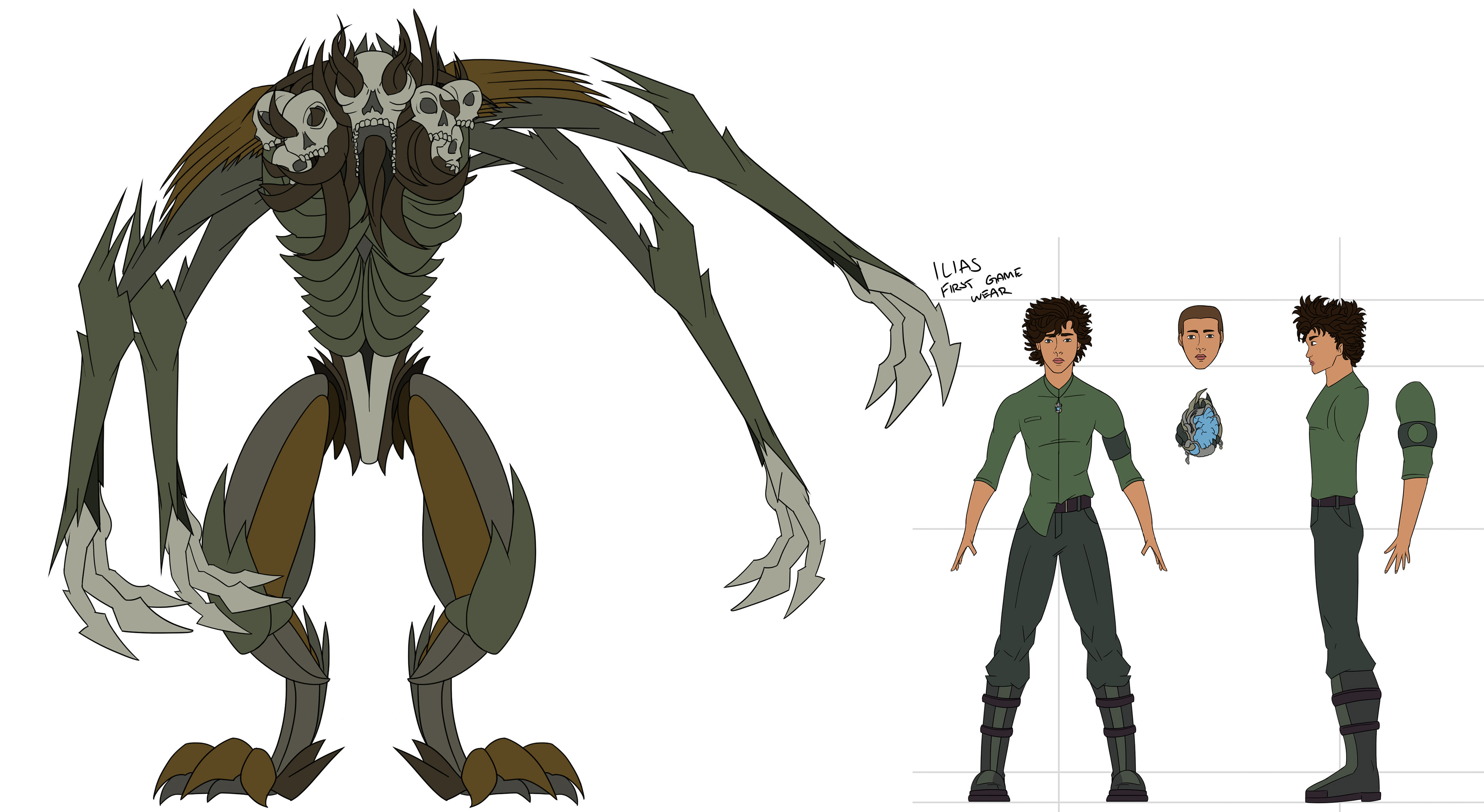 Original Characters Monster and Ilias