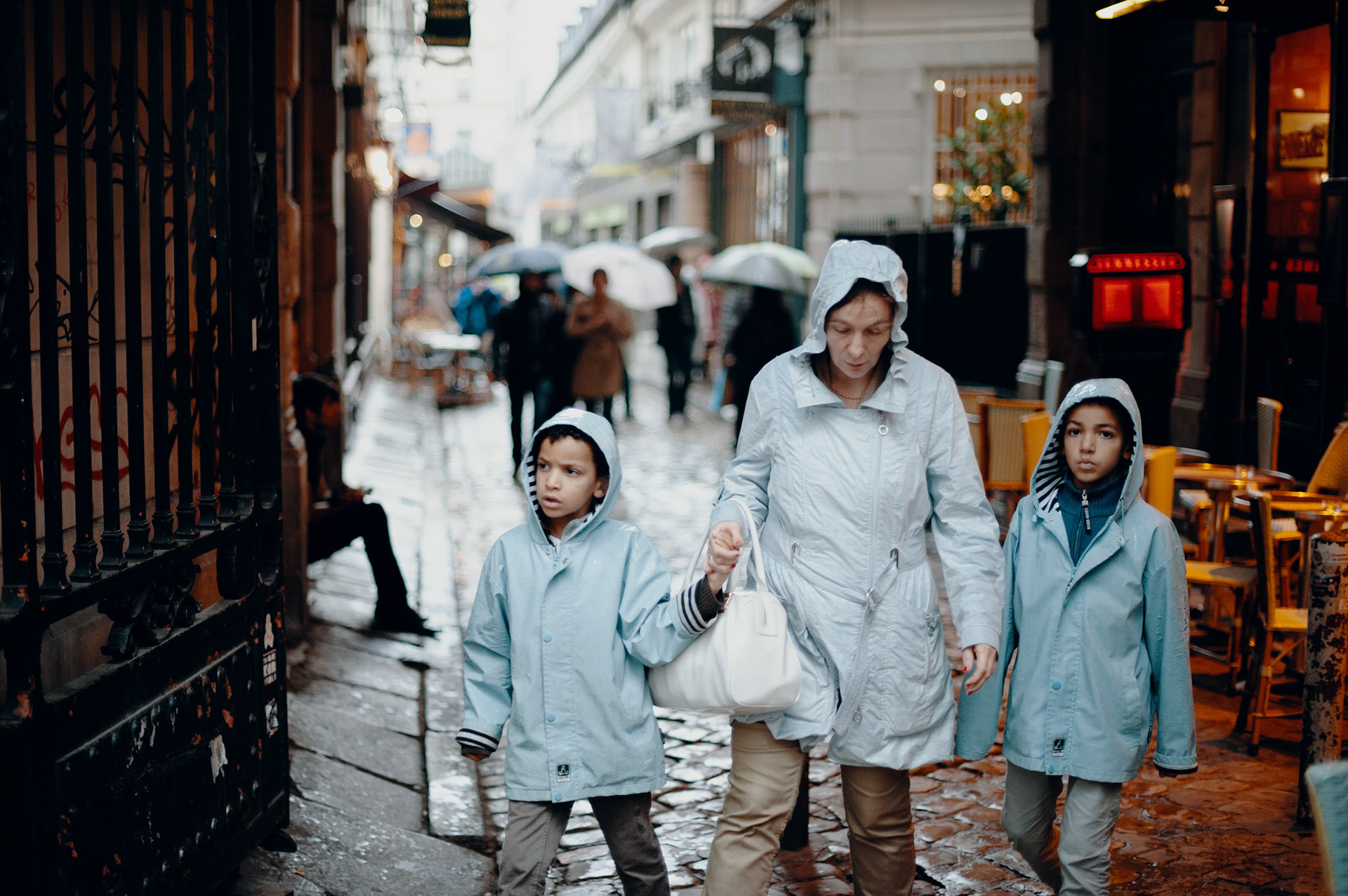 The Cours du Commerce Saint-André got rid of its strings of lights