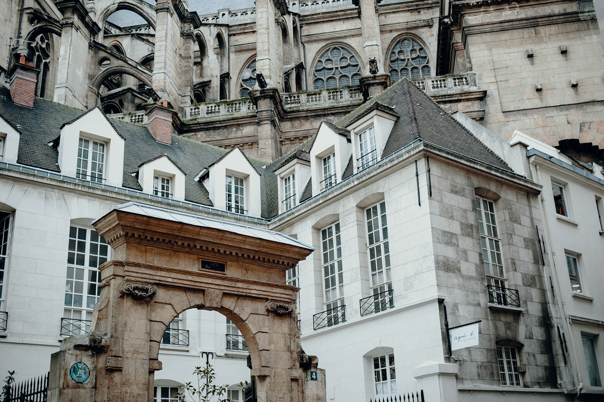 Behind Saint-Eustache