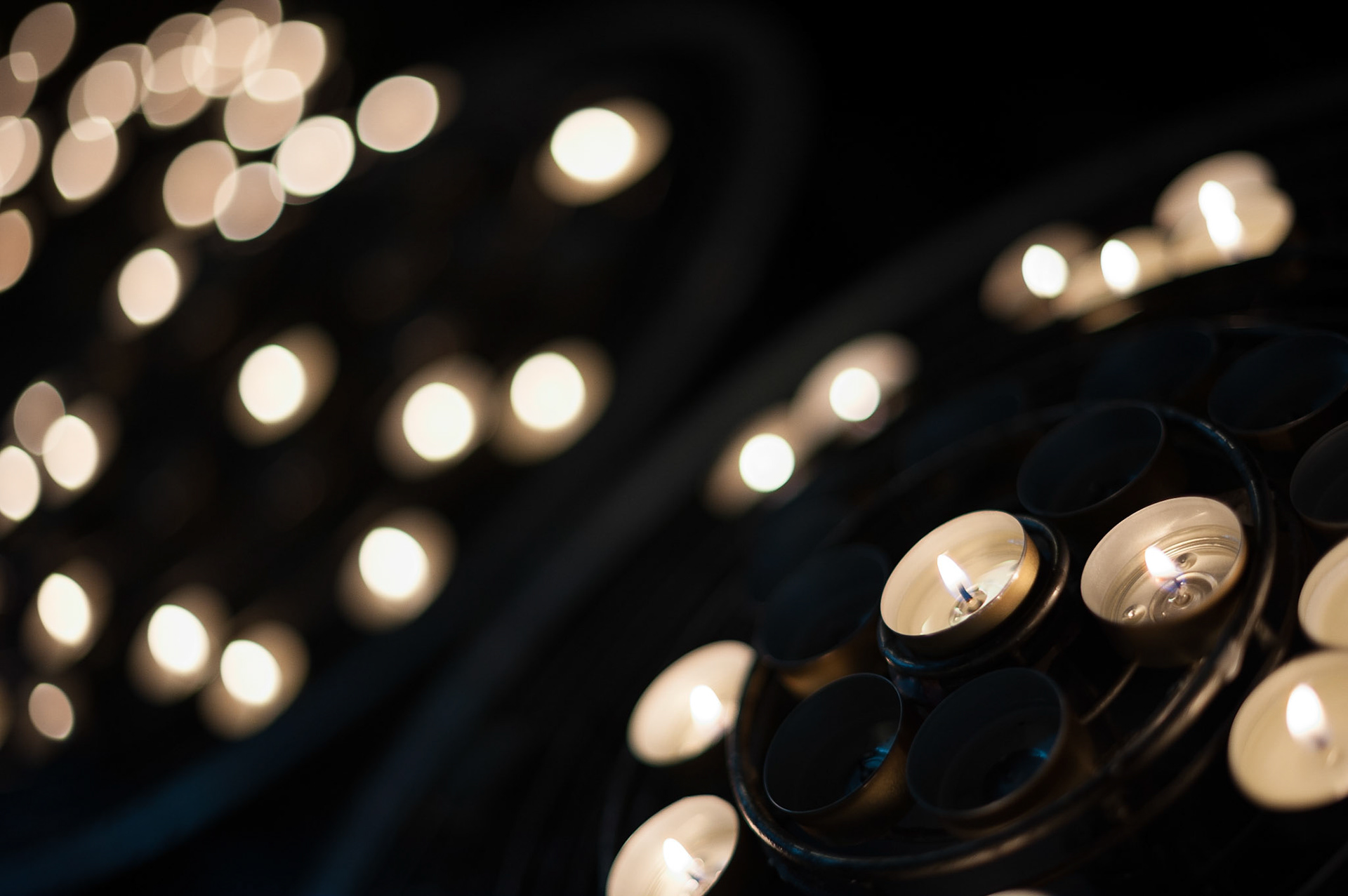 Candles in Notre-Dame