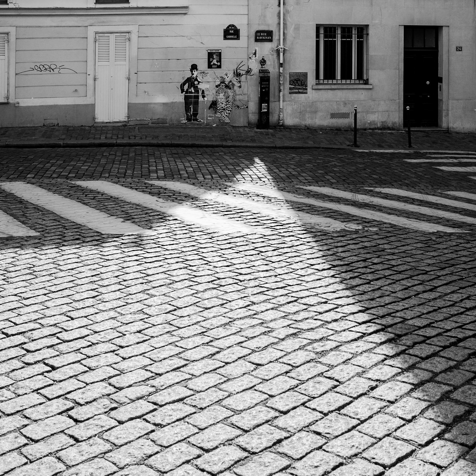 Rue Gabrielle and Rue Ravignan in Montmartre
