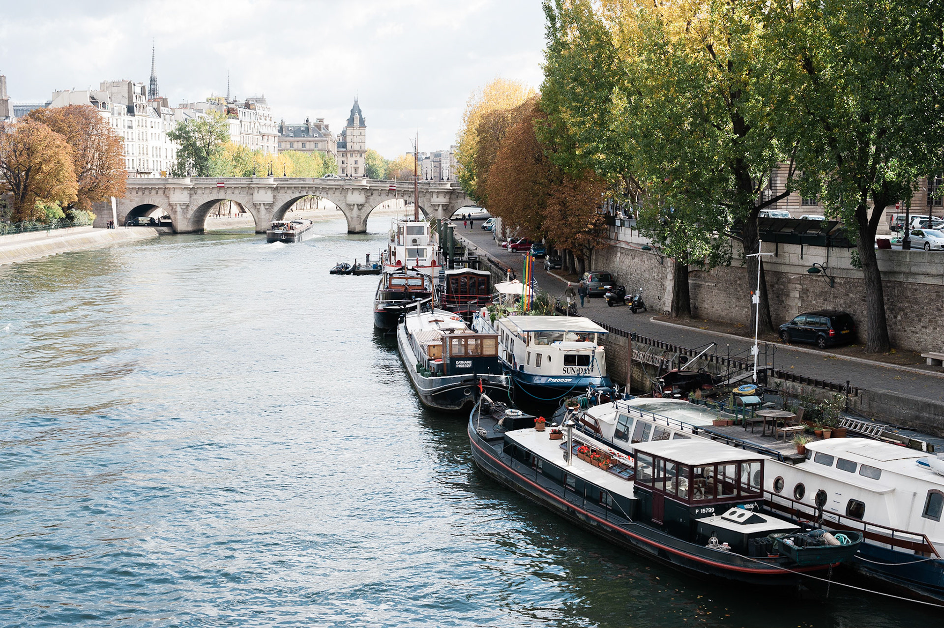 The Seine and the Port de Conti leading towards the Pont-Neuf
