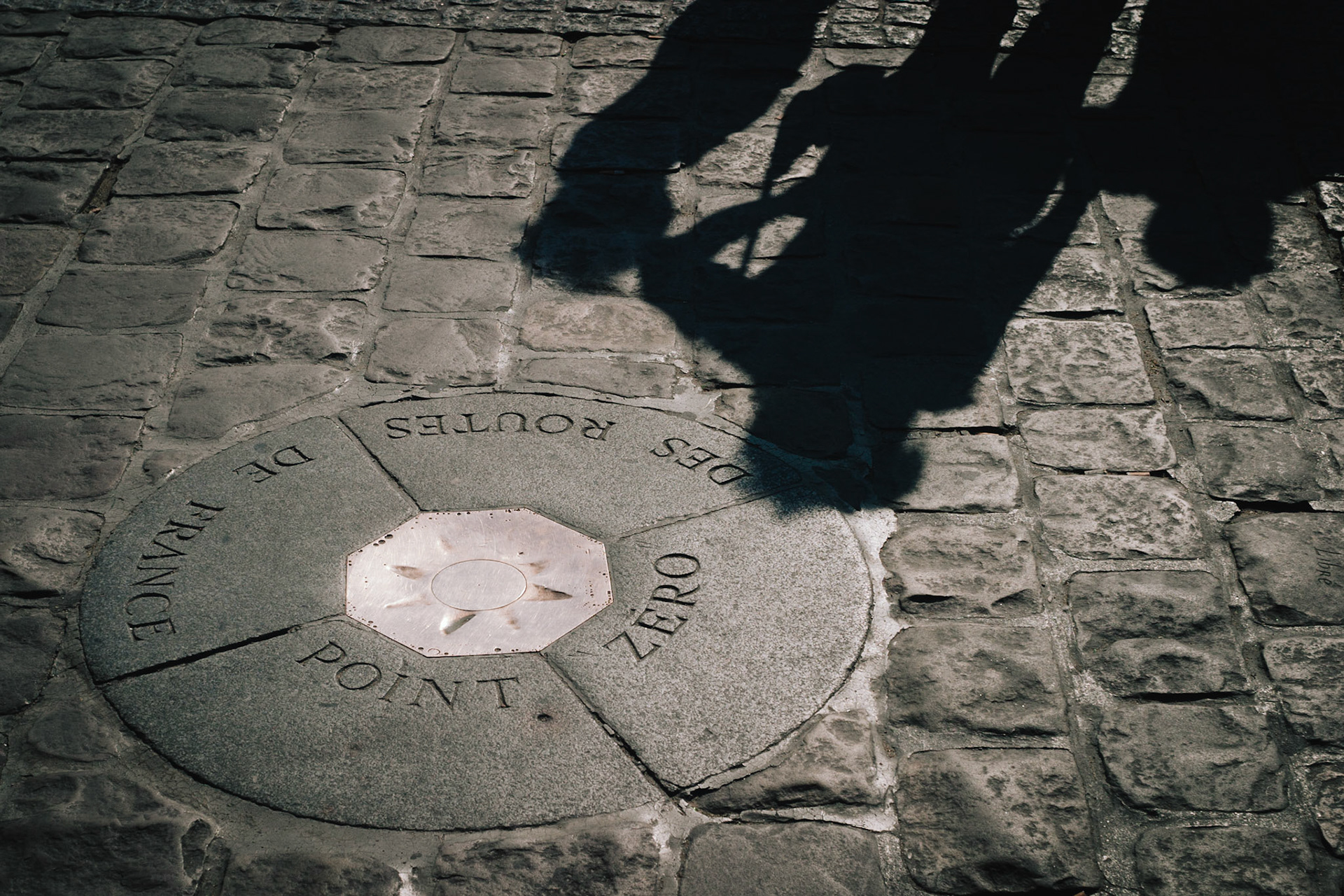 Point Zéro sur le parvis Notre-Dame