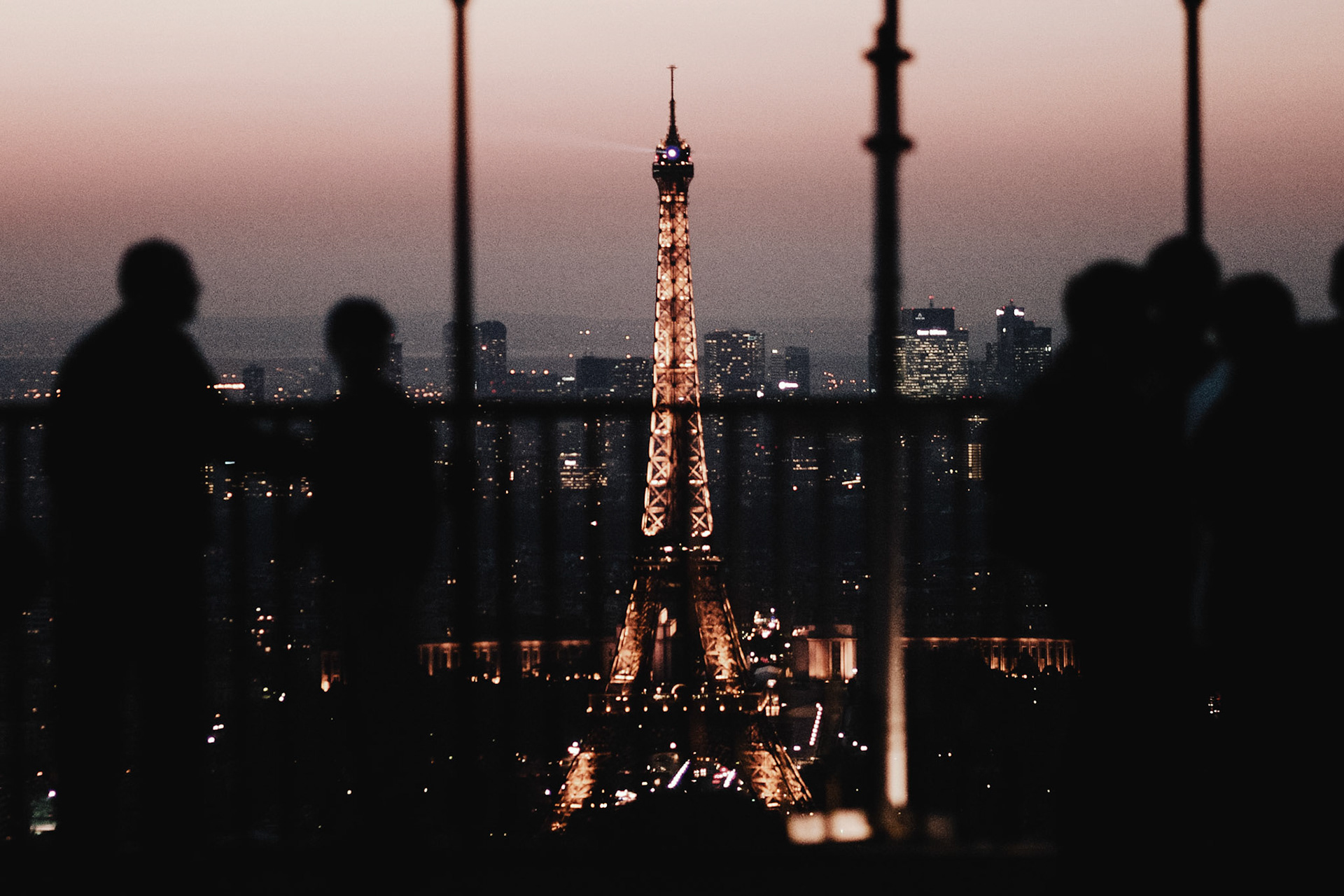 La Tour Eiffel depuis le sommet de la Tour Montparnasse
