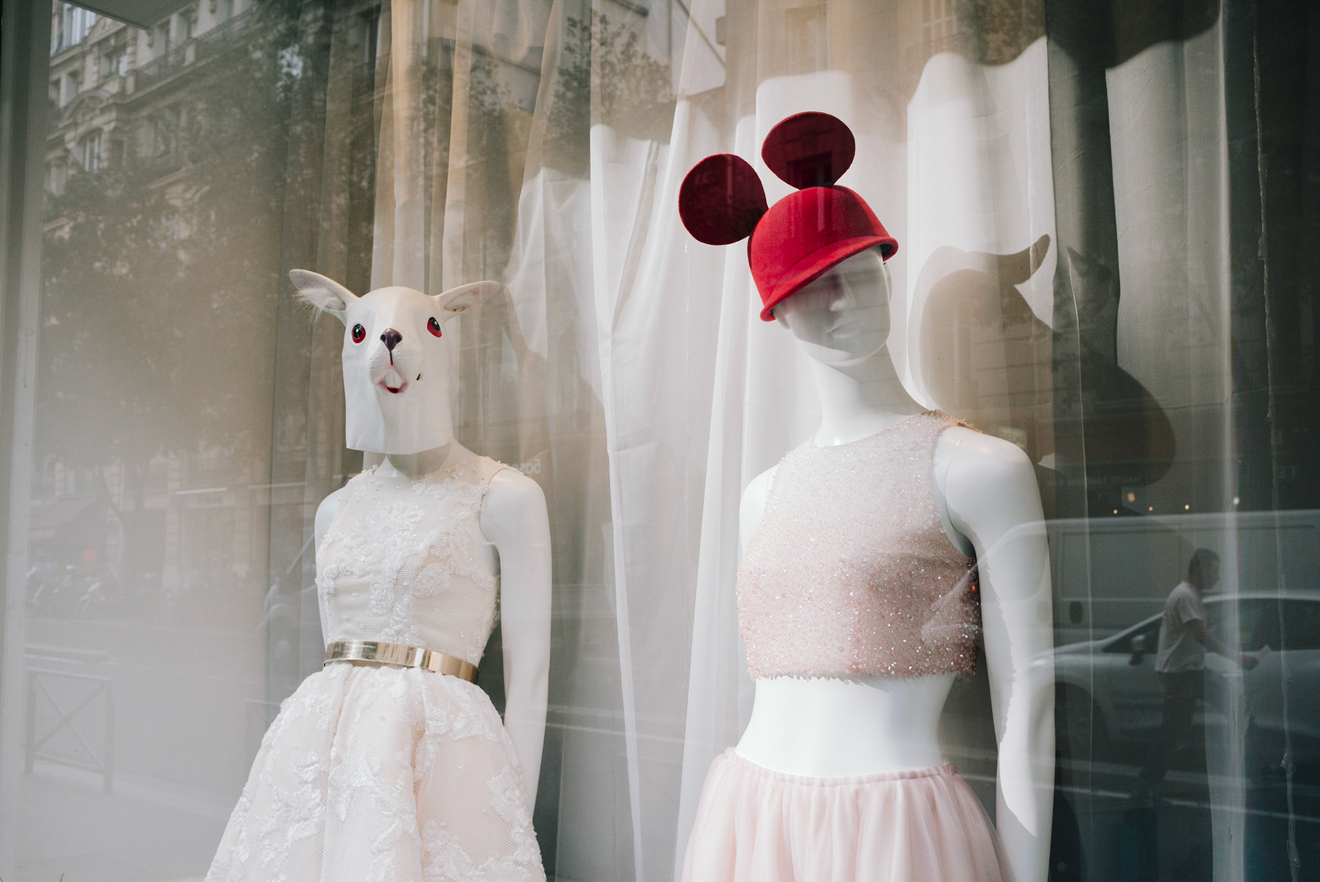 A rather chilling window display.