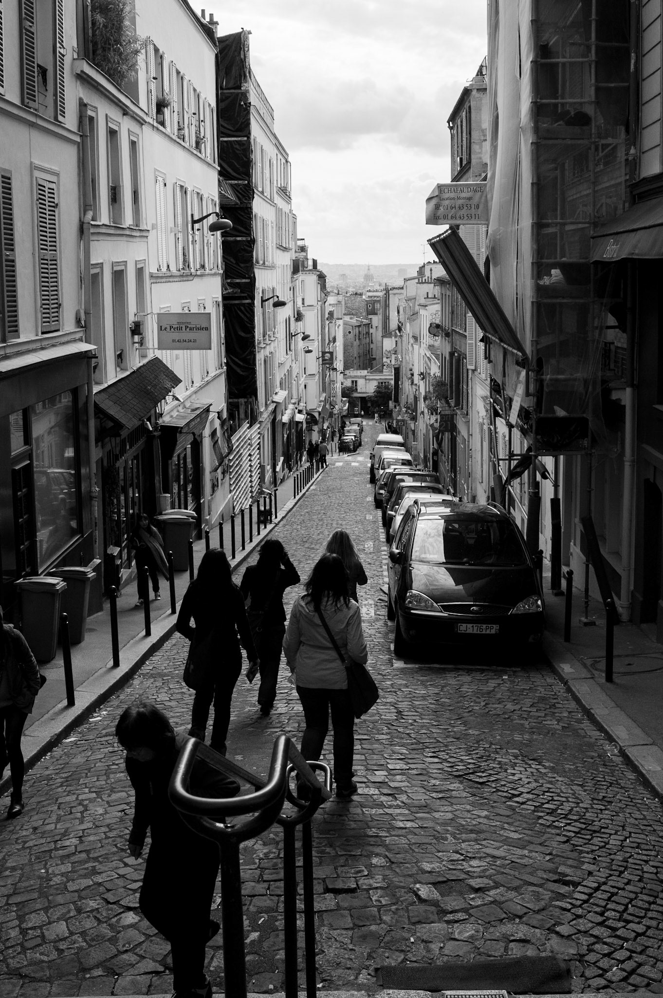 A view from Rue Lepic