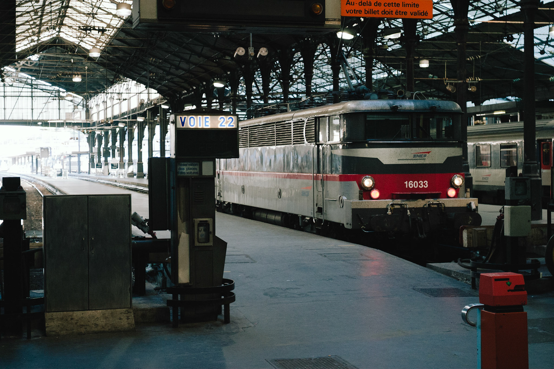 Le train SNCF pour Vernon.