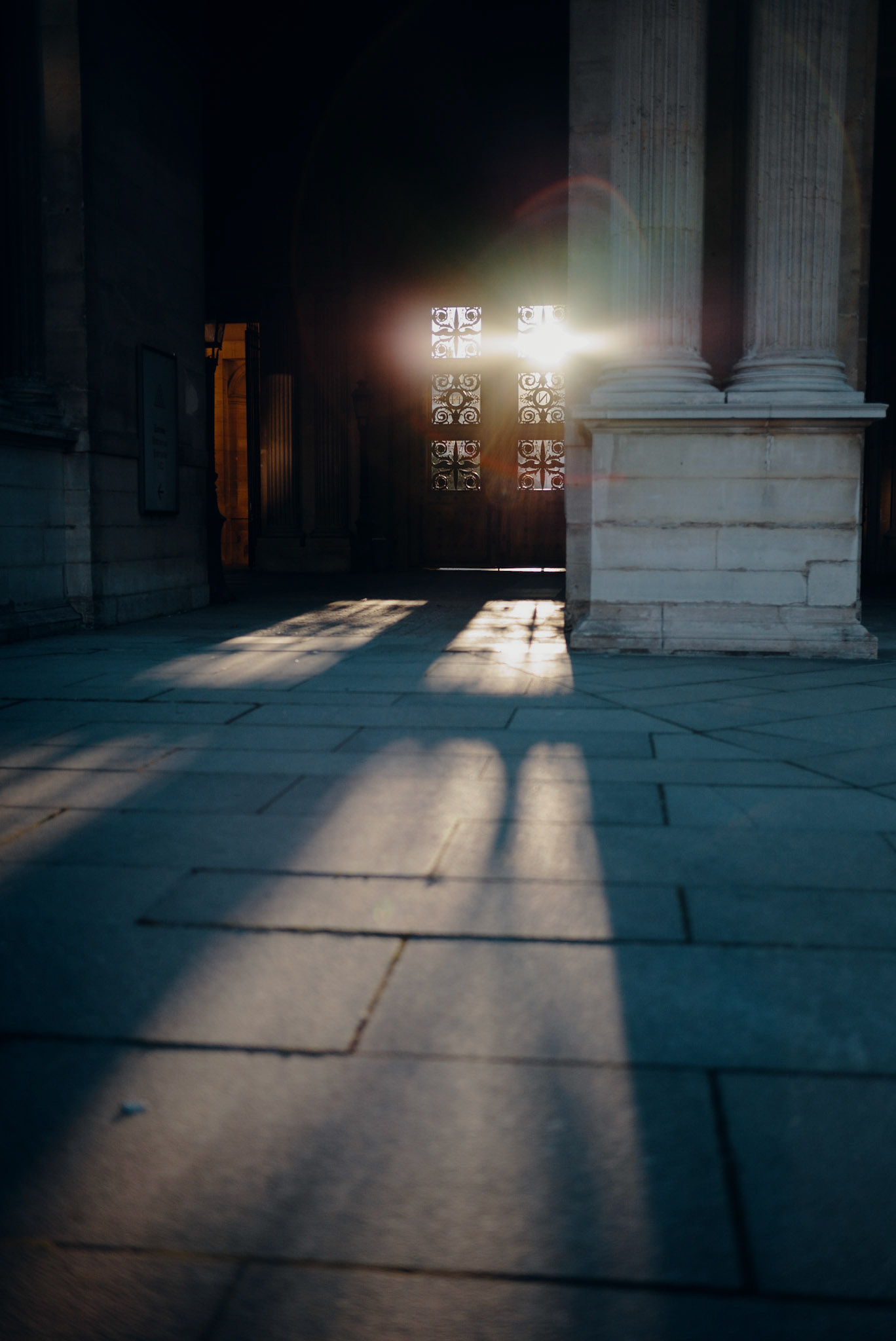 Fusée de lentille au Louvre