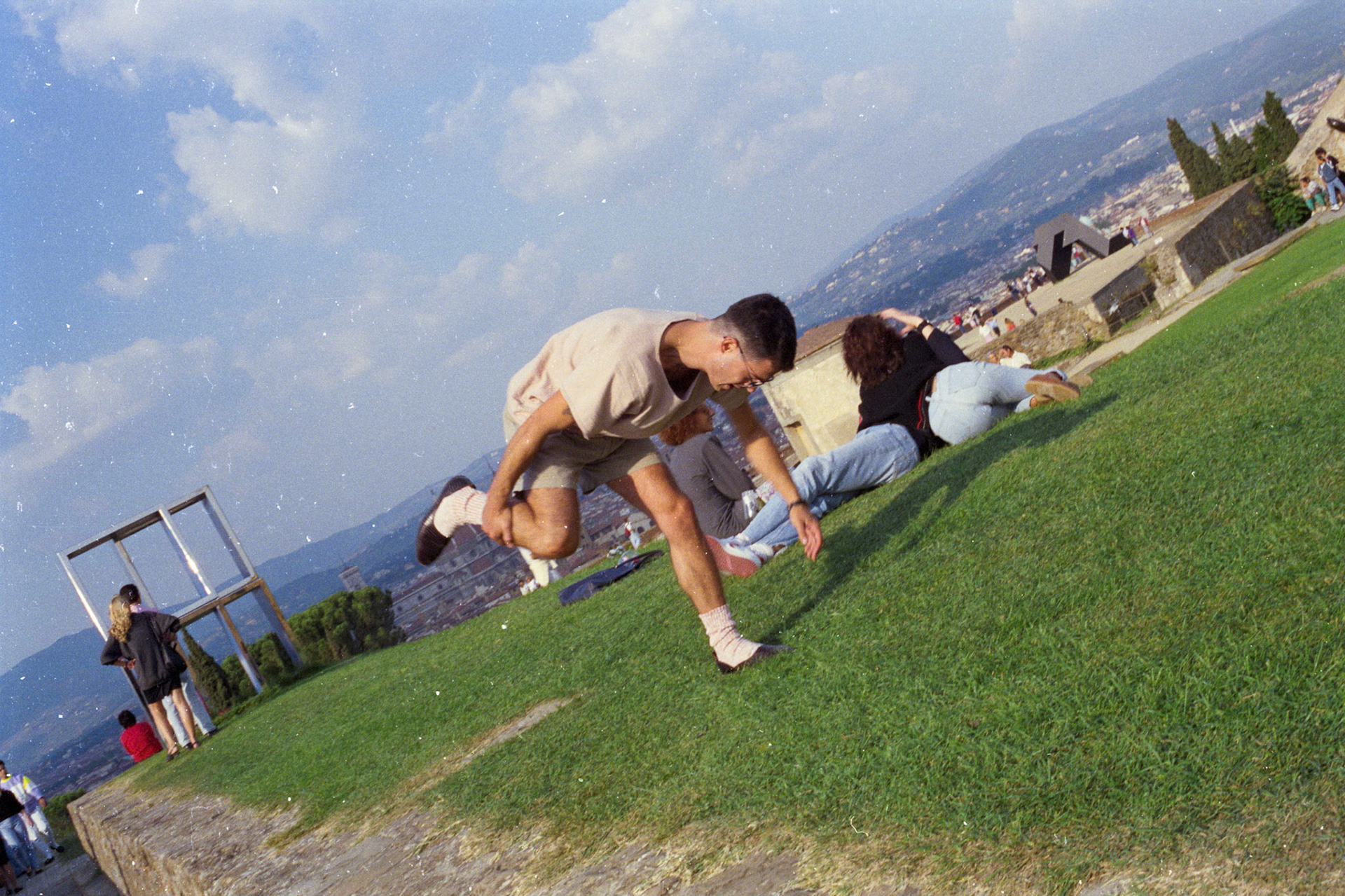 Modern art sculpture