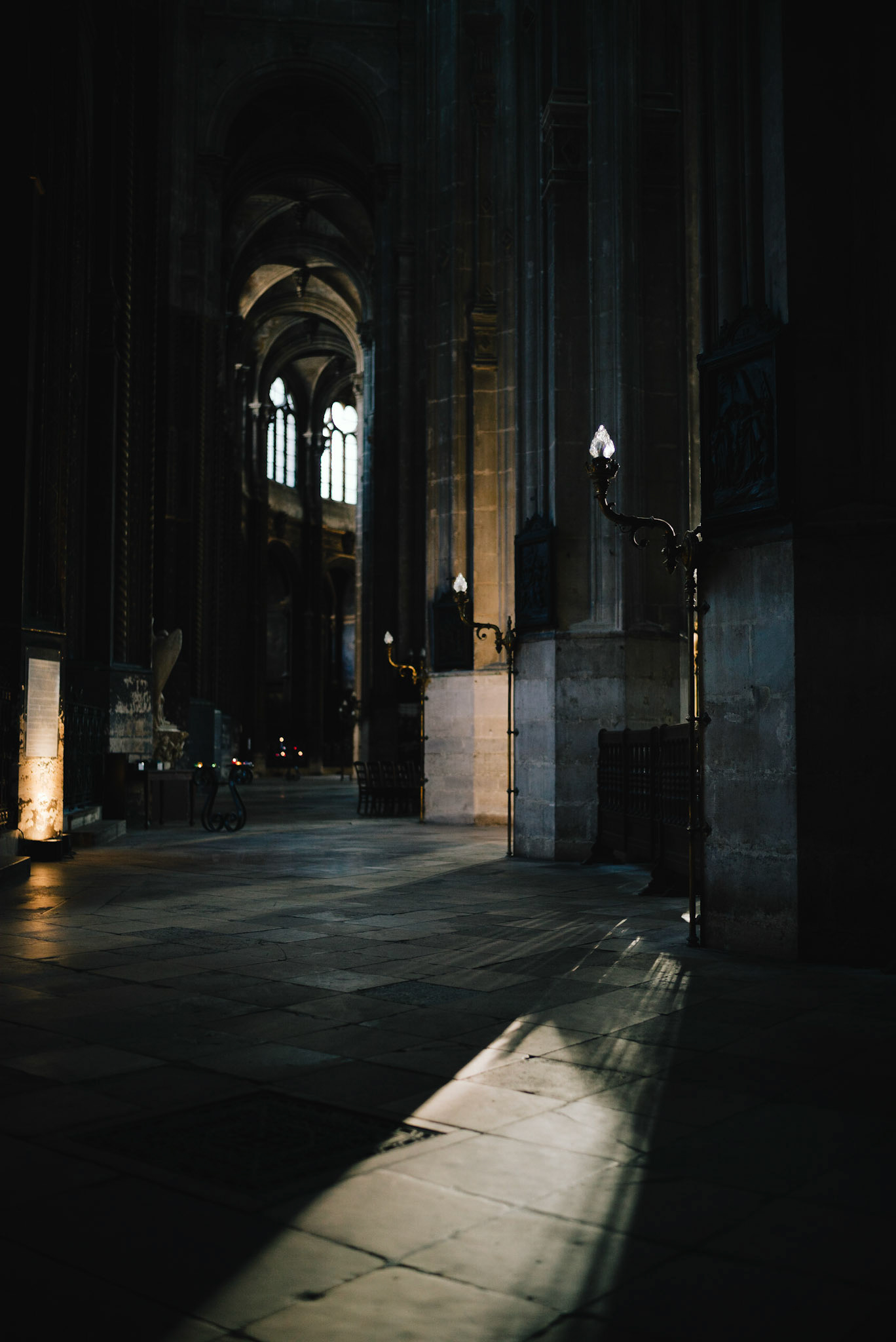 Église Saint-Eustache, a Catholic church near Forum des Halles