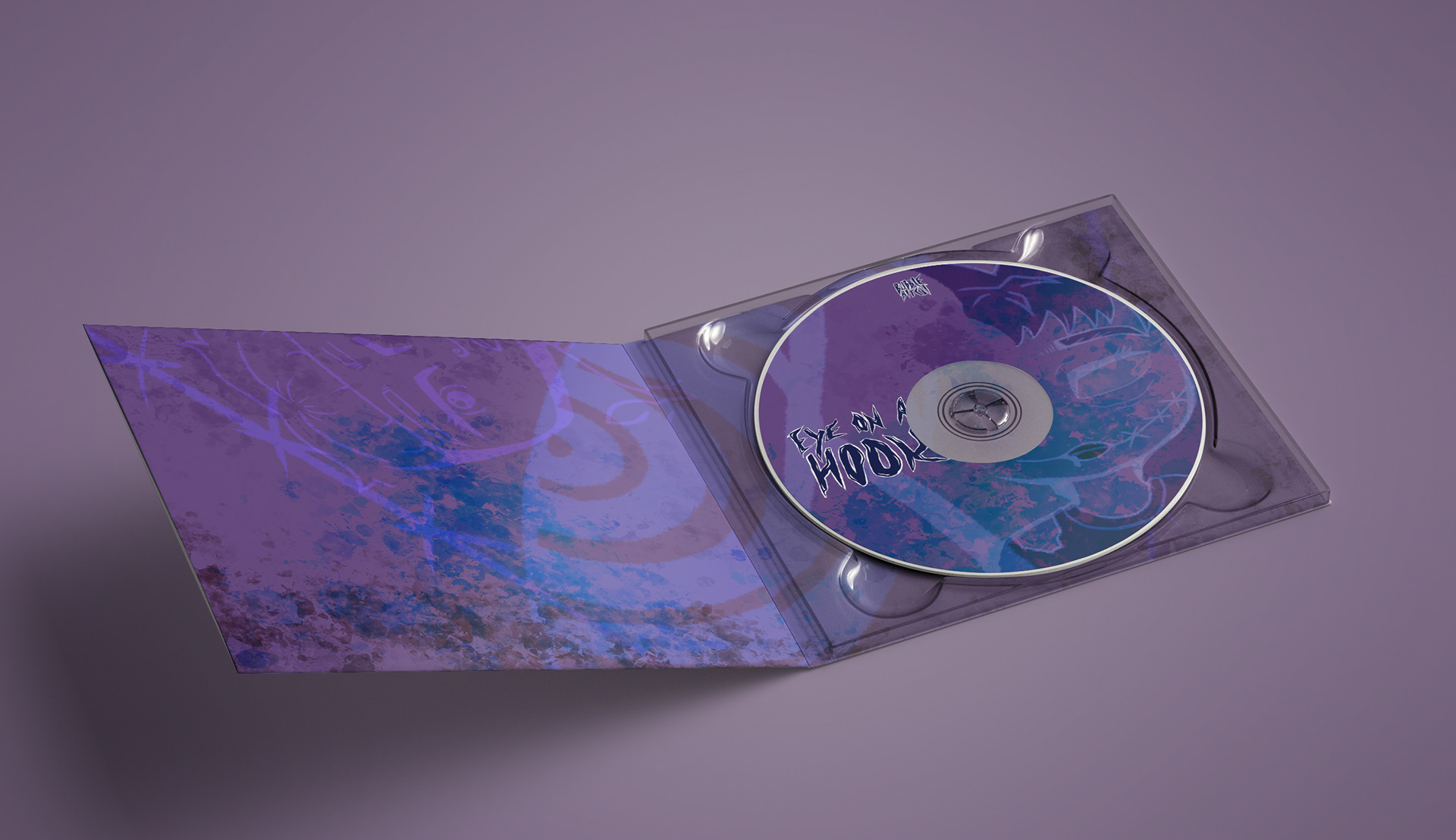 cd mock-up EYE ON A HOOK
