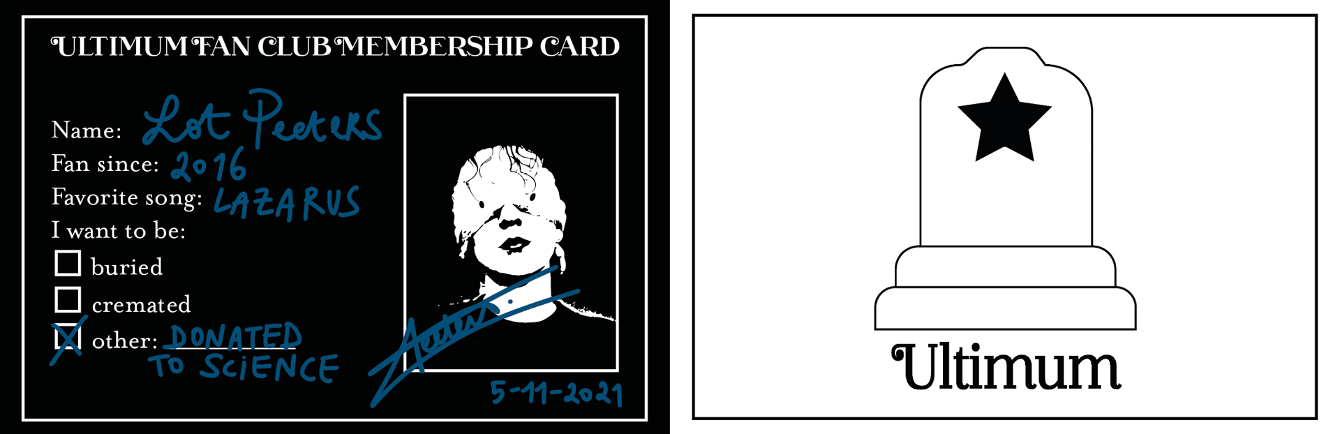 membership card fanclub