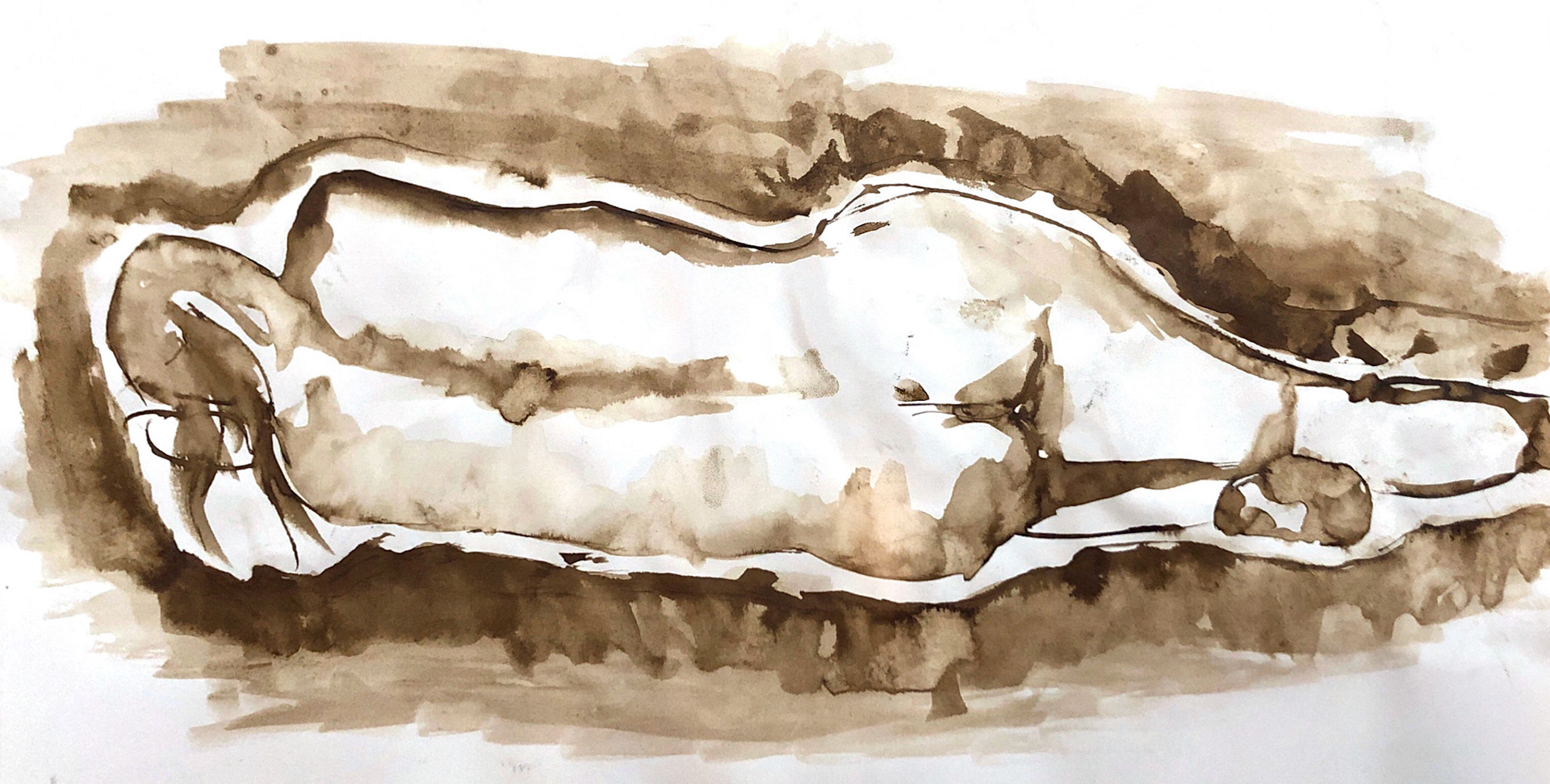 model drawing with bister
