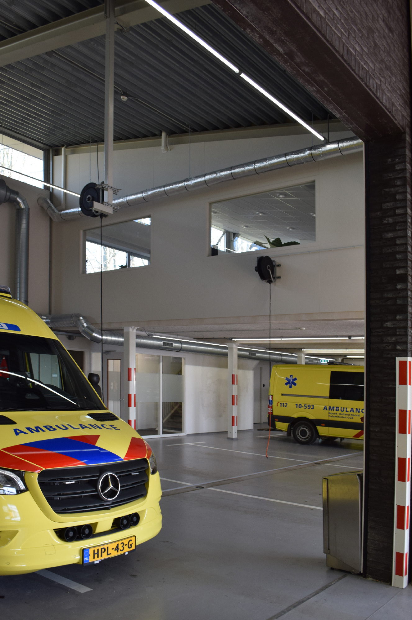 Stallingsgarage met insteekverdieping en interne verbinding