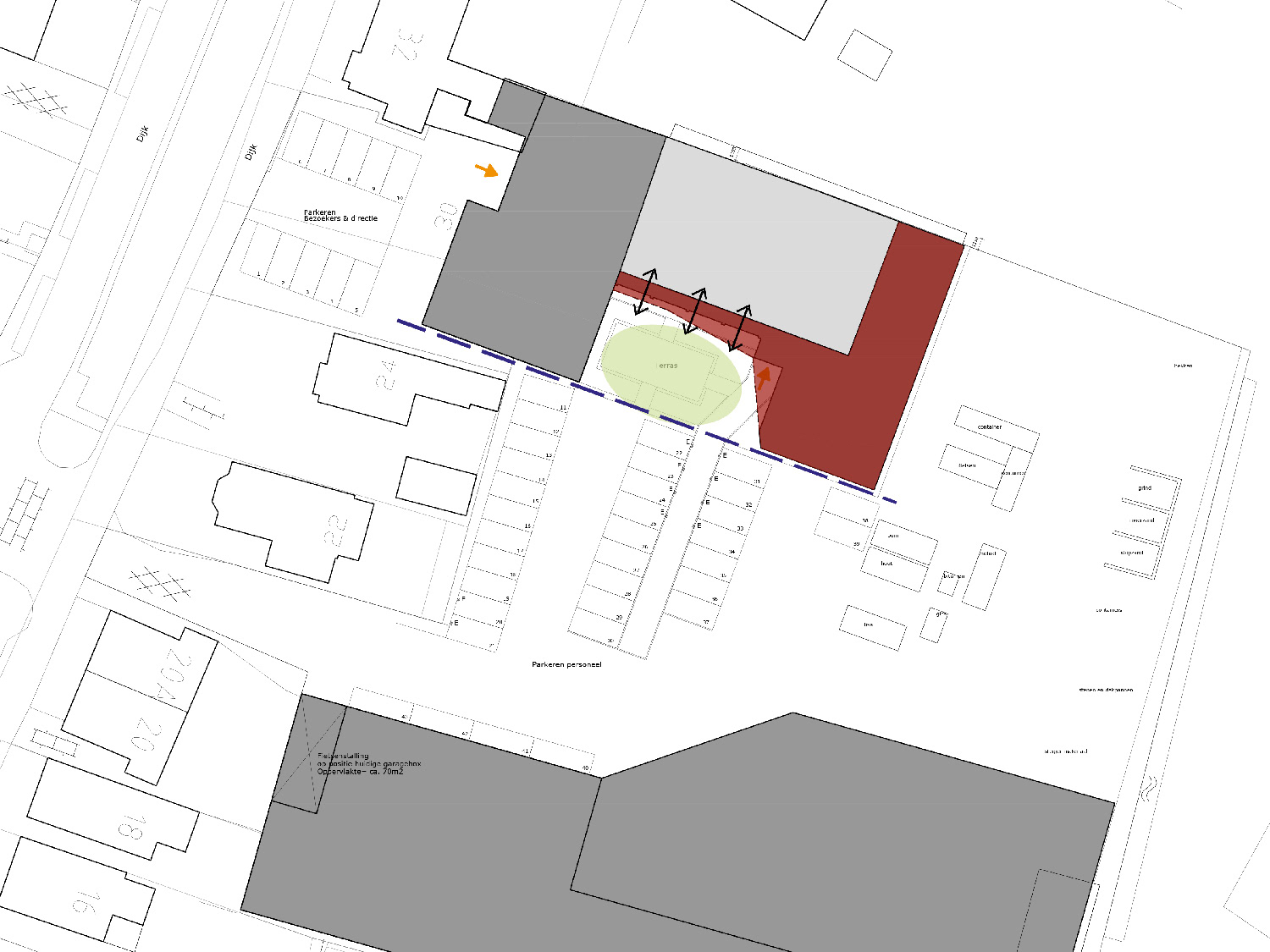 Concept uitbreiding plattegrond