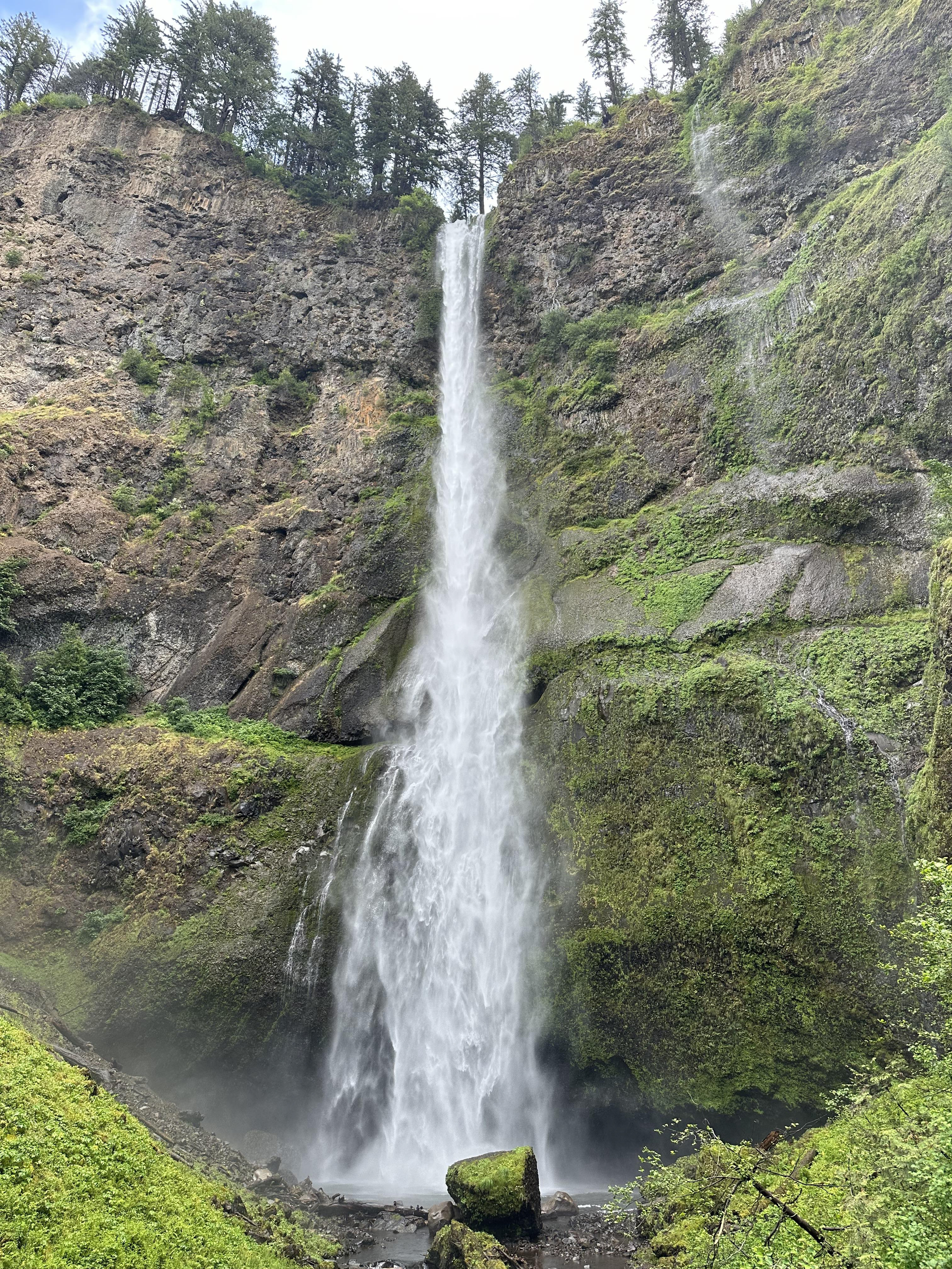 Hiking the Columbia Gorge.