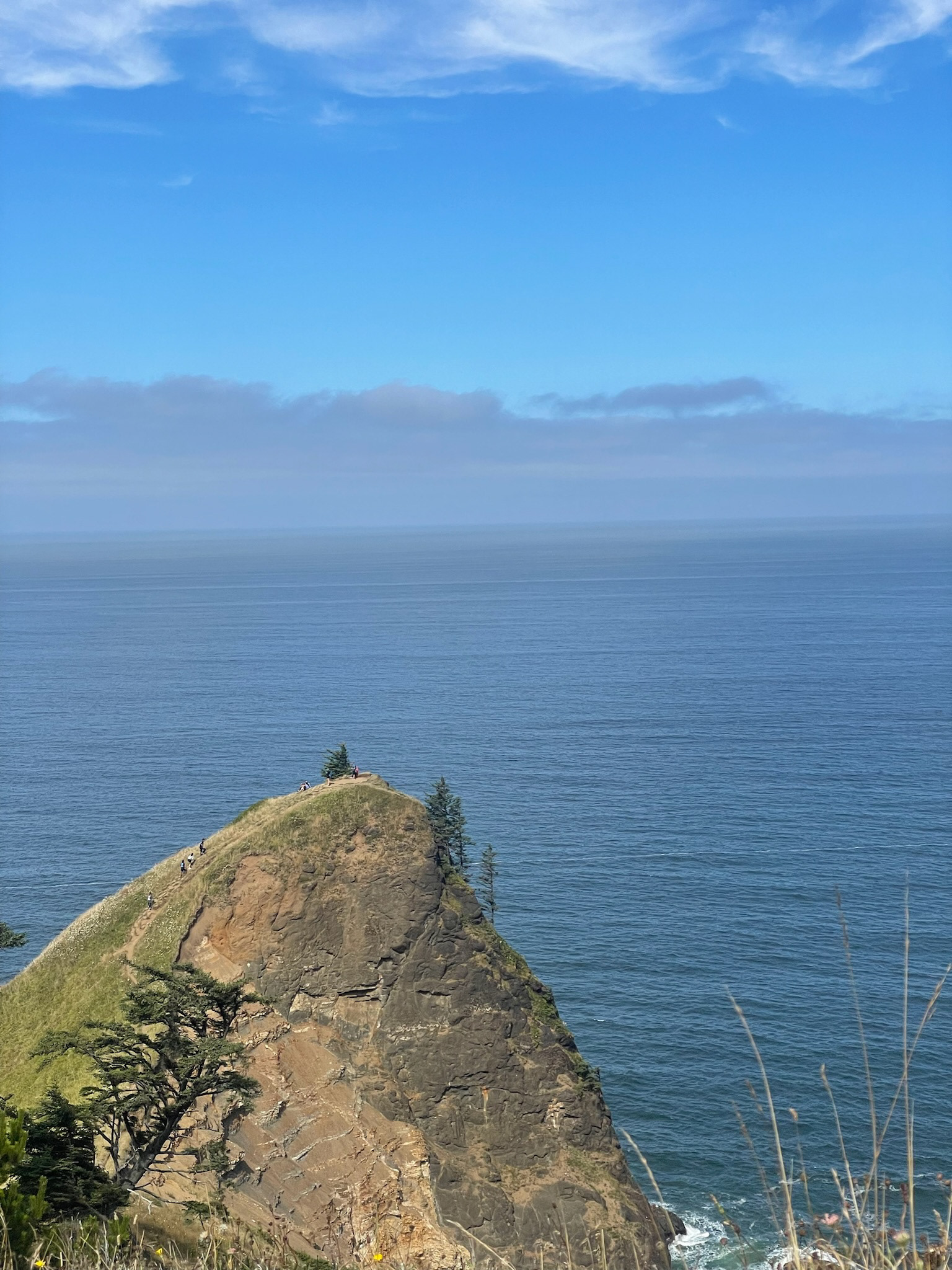 Hiking "God's Thumb" on the coast of Oregon. 
