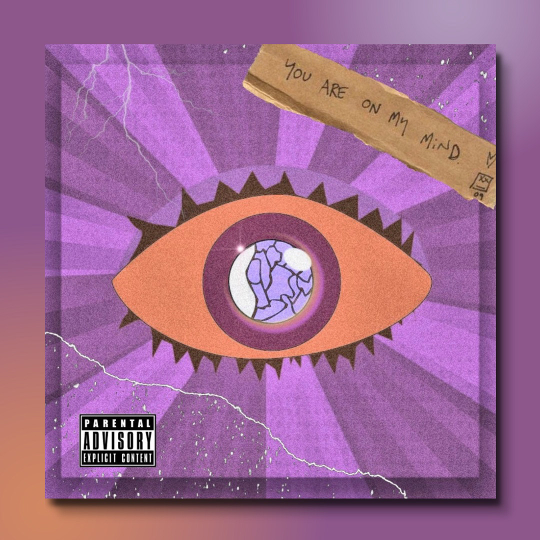 Music album cover art - "You are on my mind"