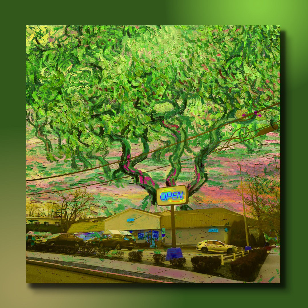 Music album cover art - "OPEN" 1