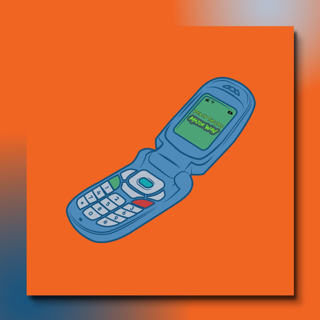 Music single cover art - MajorWav "Pick Up the Call"