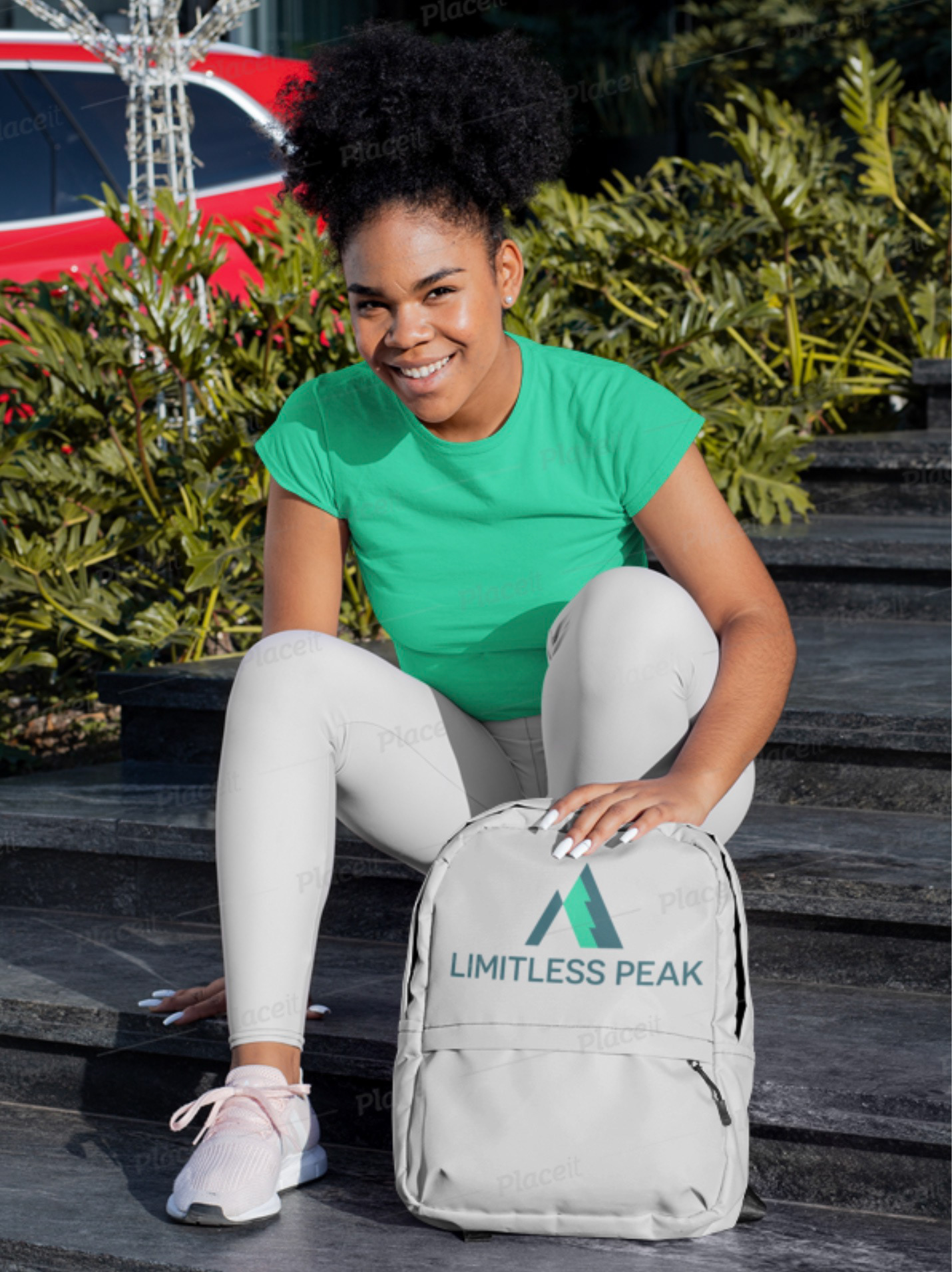 Limitless Peak Adventure Park Logo Mockup