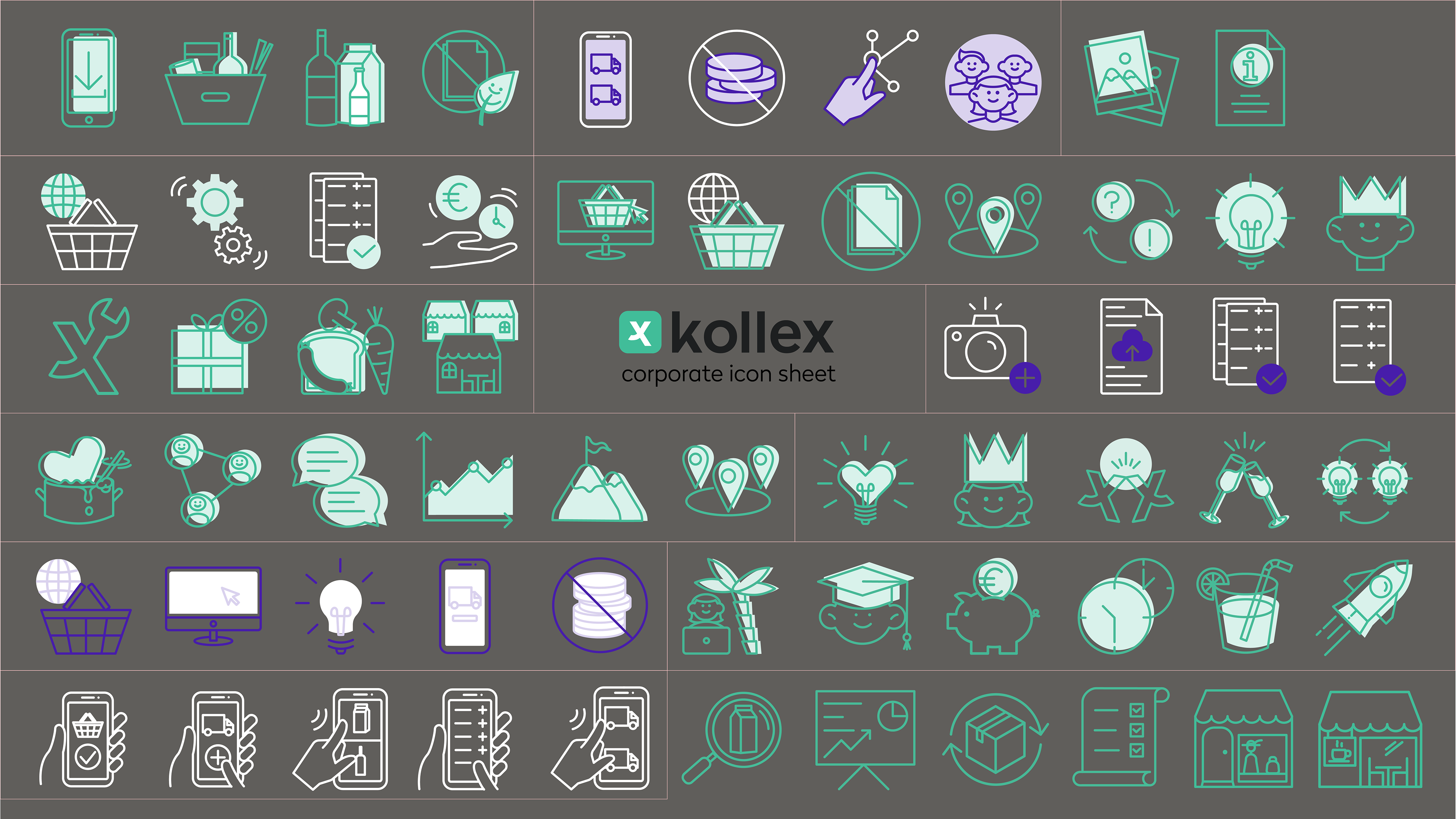 Icons for "kollex"