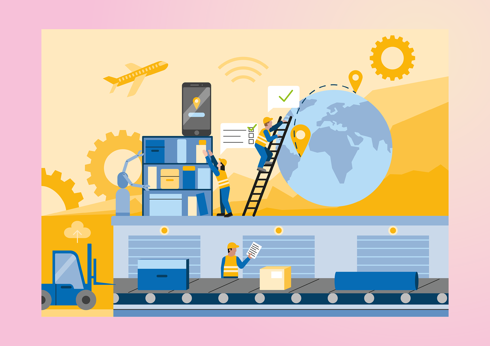 Digital illustration for my client "Unirez"