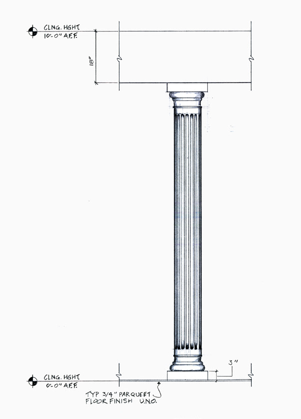 Hand Drafting - Column