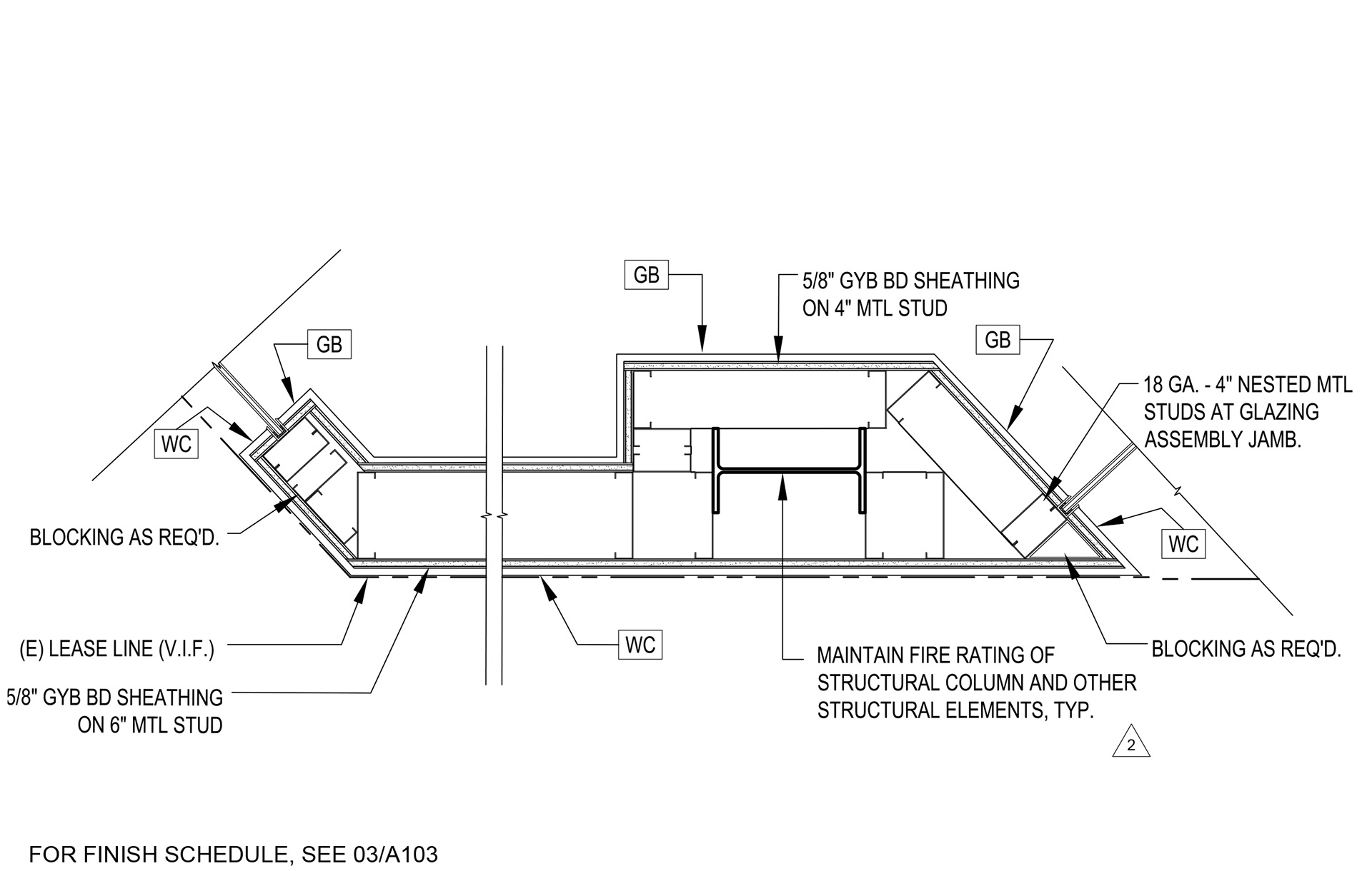 Enlarged Wall Detail