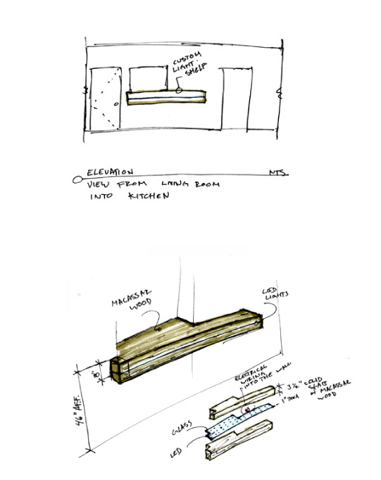 Conceptual Light Shelf Study