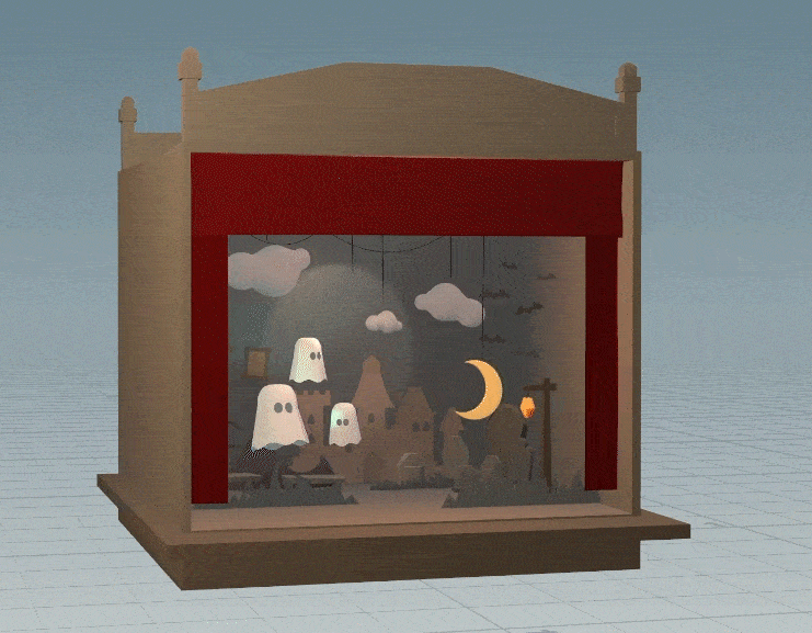 Manipulating the lighting using parameter sliders