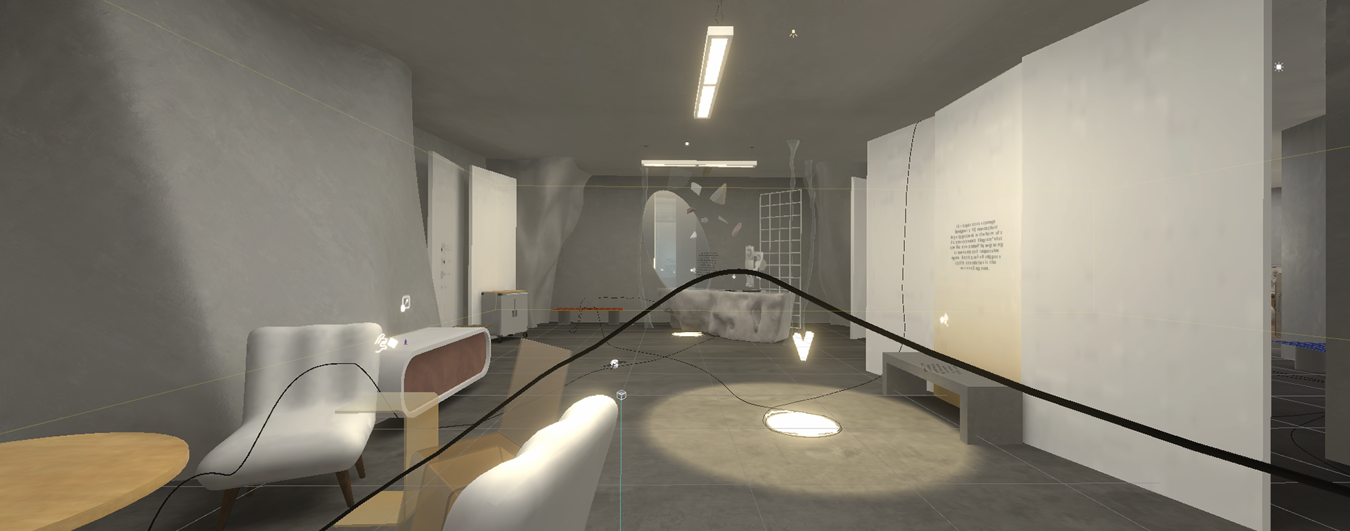 Lobby - user begins the experience in this space