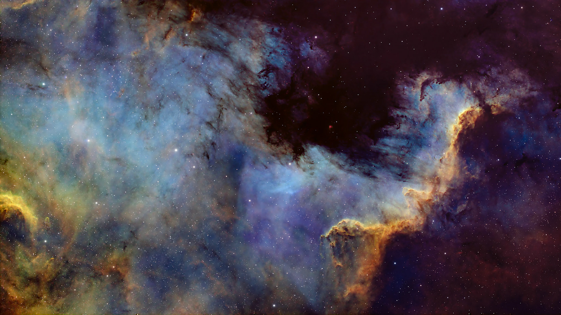 NGC 7000 North America Nebula in SHO