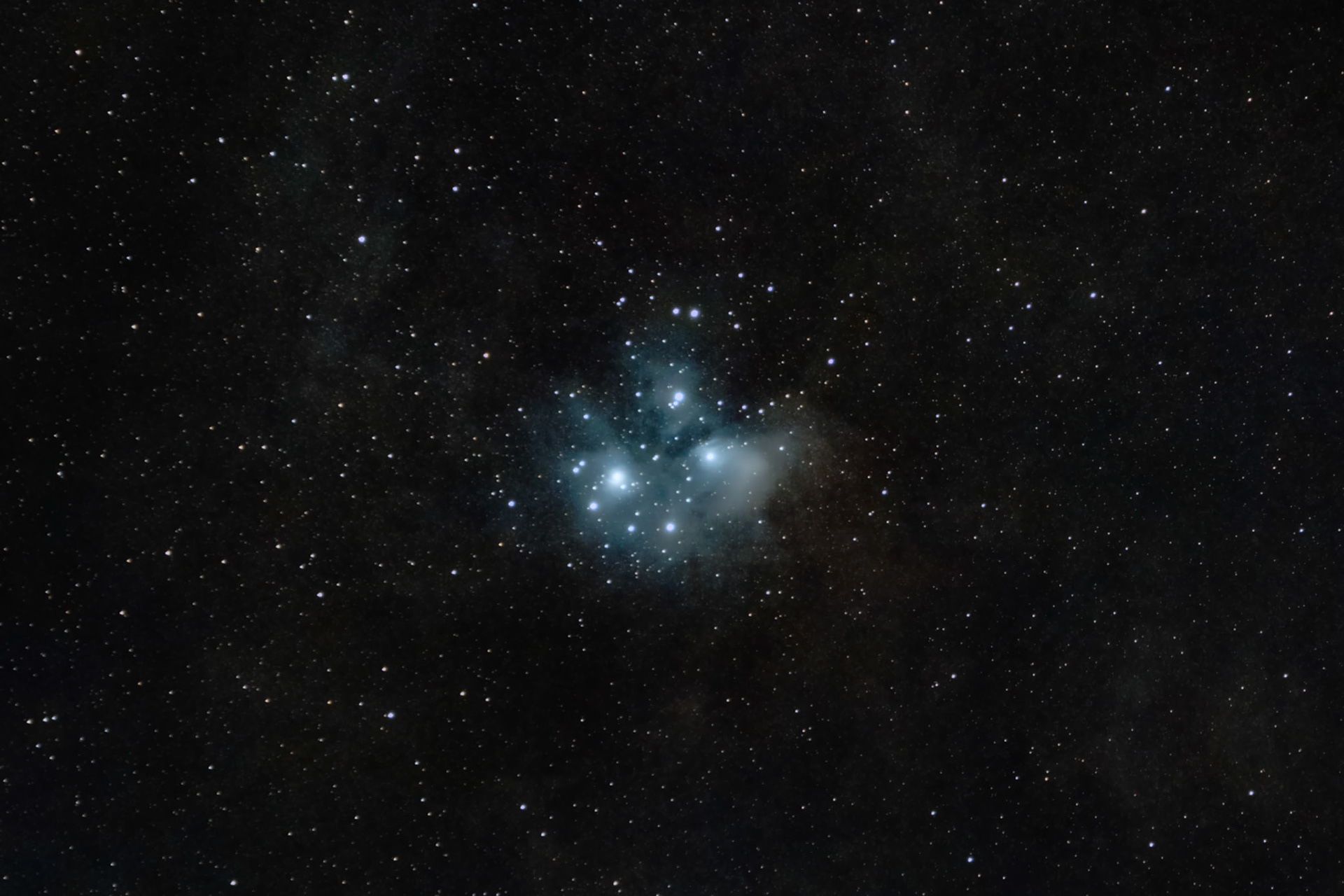 SIMPLE  =                    T / file does conform to FITS standardBITPIX  =                  -32 / number of bits per data pixelNAXIS   =                    3 / number of data axesNAXIS1  =                 2201 / length of data axis 1NAXIS2  =                 1467 / length of data axis 2NAXIS3  =                    3 / length of data axis 3EXTEND  =                    T / FITS dataset may contain extensionsCOMMENT   FITS (Flexible Image Transport System) format is defined in 'AstronomyCOMMENT   and Astrophysics', volume 376, page 359; bibcode: 2001A&amp;A...376..359HMIPS-FHI=                    1 / Upper visualization cutoffMIPS-FLO=                    0 / Lower visualization cutoffBZERO   =                    0 / offset data range to that of unsigned shortBSCALE  =                    1 / default scaling factorDATE    = '2023-09-21T20:52:54' / UTC date that FITS file was createdDATE-OBS= '2023-08-13T01:00:17.506202' / YYYY-MM-DDThh:mm:ss observation start, INSTRUME= 'Canon EOS 6D'       / instrument nameOBSERVER= '        '           / observer nameTELESCOP= 'EQMod Mount'        / telescope used to acquire this imageROWORDER= 'TOP-DOWN'           / Order of the rows in image arrayXPIXSZ  =                 6.54 / X pixel size micronsYPIXSZ  =                 6.54 / Y pixel size micronsXBINNING=                    1 / Camera binning modeYBINNING=                    1 / Camera binning modeFOCALLEN=                  136 / Camera focal lengthCCD-TEMP=                   22 / CCD temp in CEXPTIME =                  120 / Exposure time [s]STACKCNT=                   29 / Stack framesLIVETIME=                 3480 / Exposure time after deadtime correctionEXPSTART=          2.46017e+06 / Exposure start time (standard Julian date)EXPEND  =          2.46017e+06 / Exposure end time (standard Julian date)FILTER  = 'mixed   '           / Active filter nameIMAGETYP= 'Light   '           / Type of imageRA      =              57.0415 / Image center Right Ascension (deg)DEC     =              24.0457 / Image center Declination (deg)CRPIX1  =              2825.53 / Axis1 reference pixelCRPIX2  =              2256.07 / Axis2 reference pixelCRVAL1  =              58.4536 / Axis1 reference value (deg)CRVAL2  =              23.4227 / Axis2 reference value (deg)CD1_1   =          0.000112184 / Scale matrix (1, 1)CD1_2   =           0.00276482 / Scale matrix (1, 2)CD2_1   =          -0.00276209 / Scale matrix (2, 1)CD2_2   =          0.000113316 / Scale matrix (2, 2)HISTORY Crop (x=209, y=152, w=2201, h=1467)END