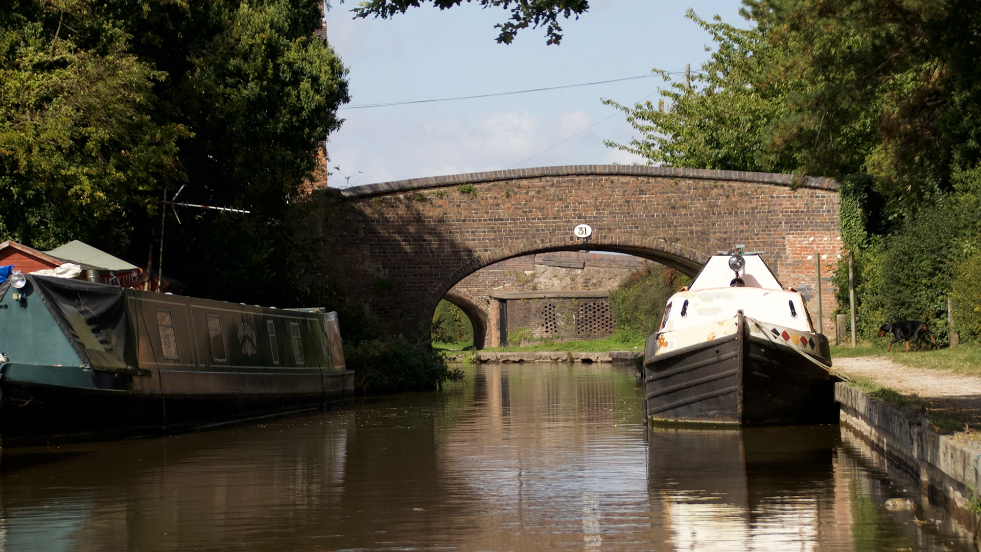 Going through the bridge