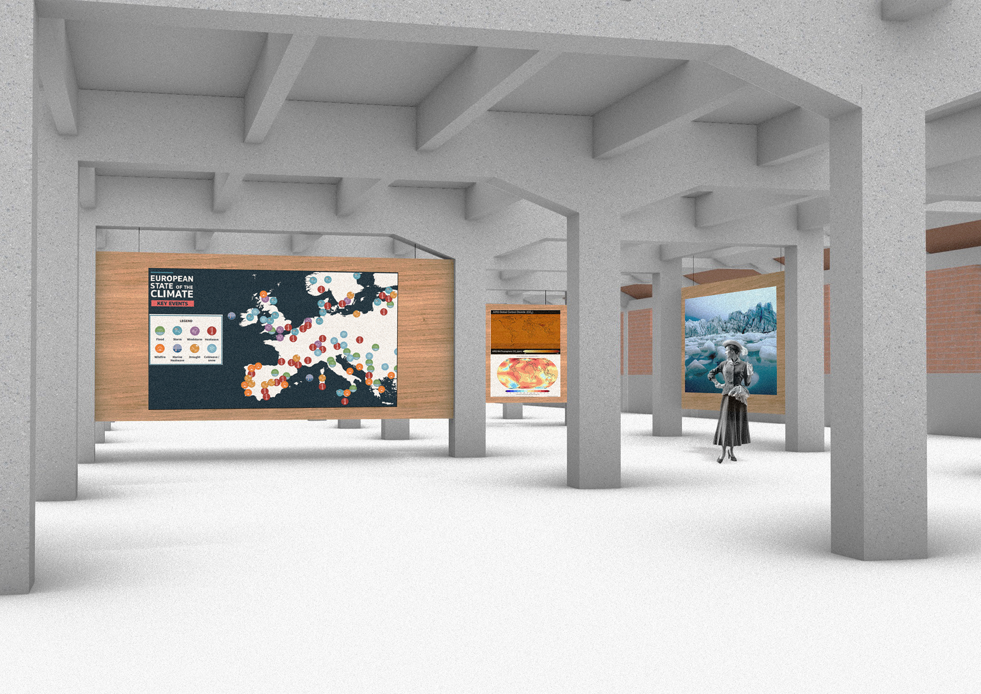 Interior view of the Mother Earth pavillion