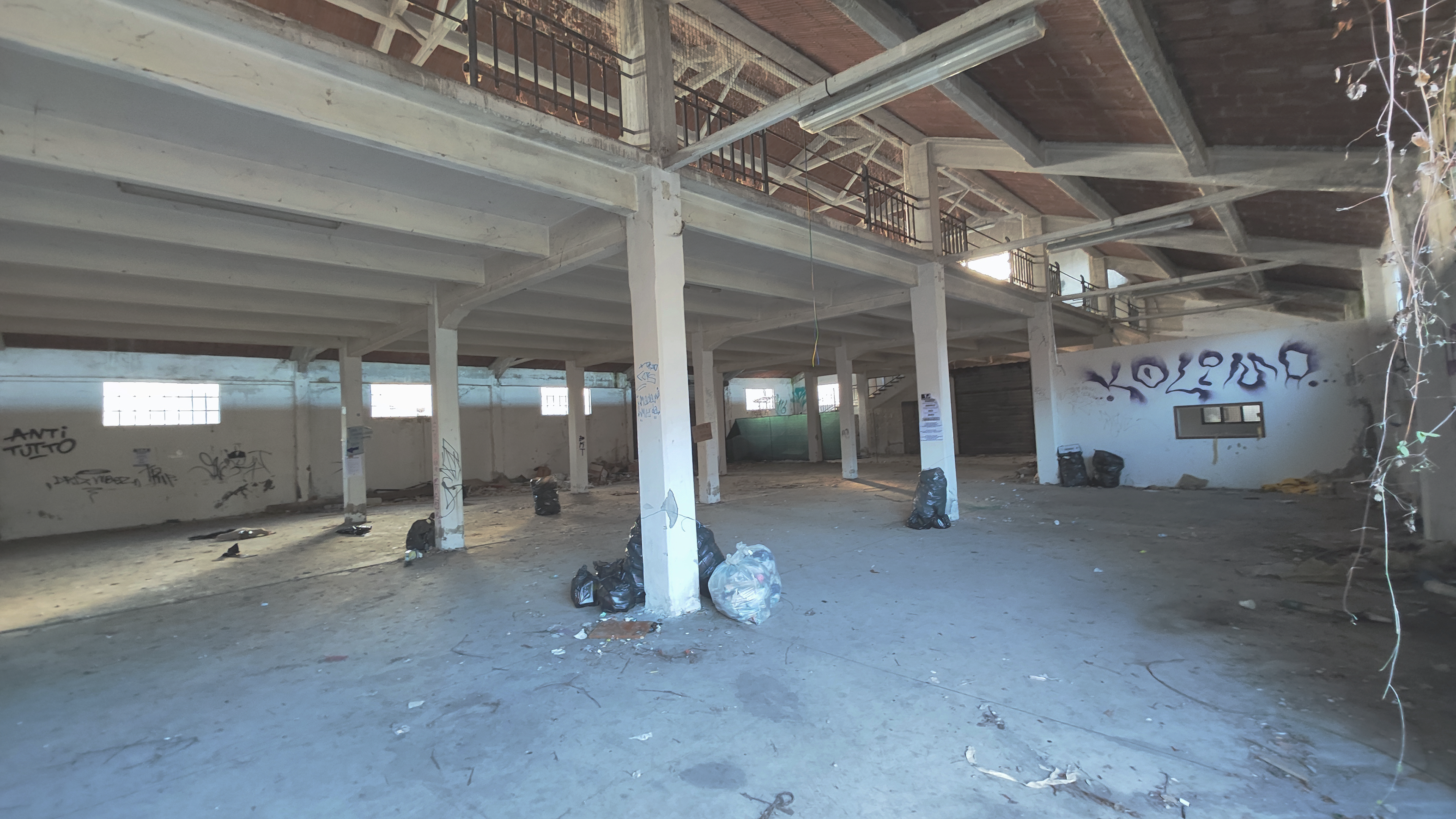 Photograph of the interior of a building classified as type 2