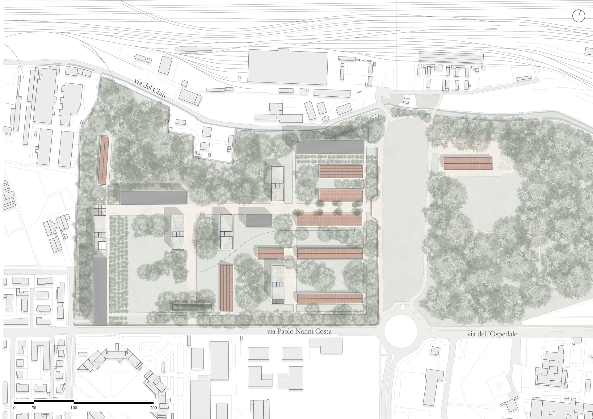 Vegetation site plan – design proposal