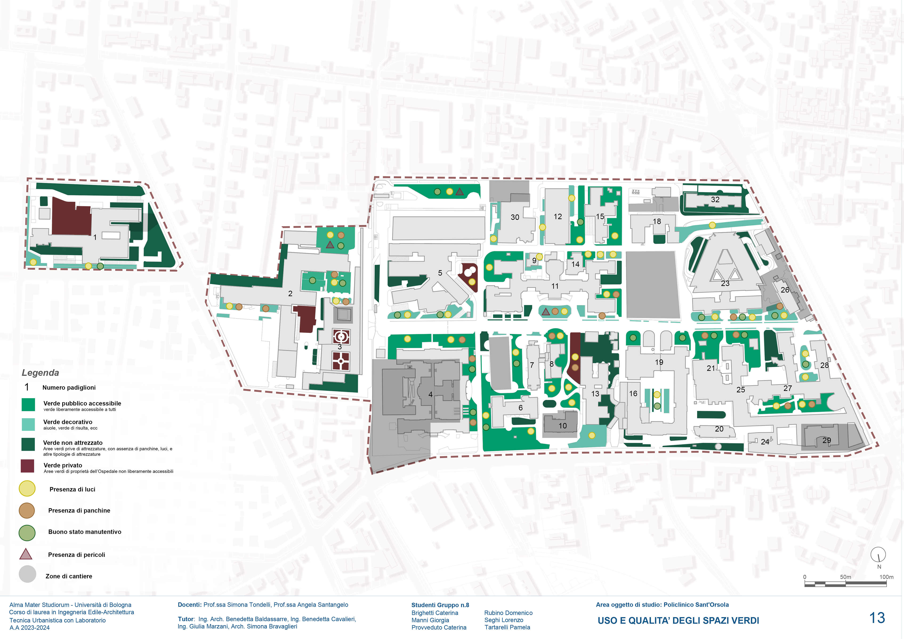 Quality of the green spaces