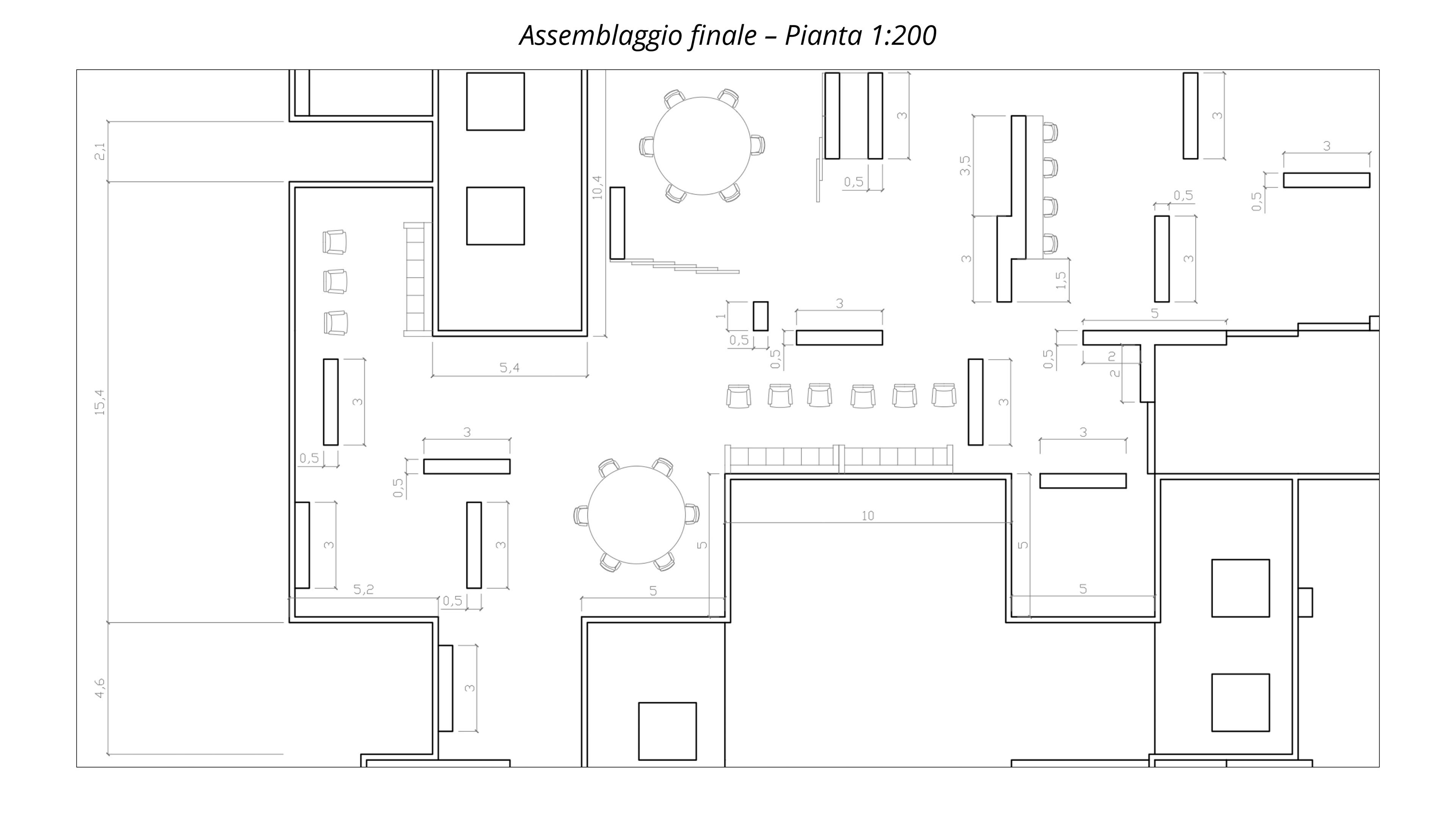 Section A-A: architectural plan