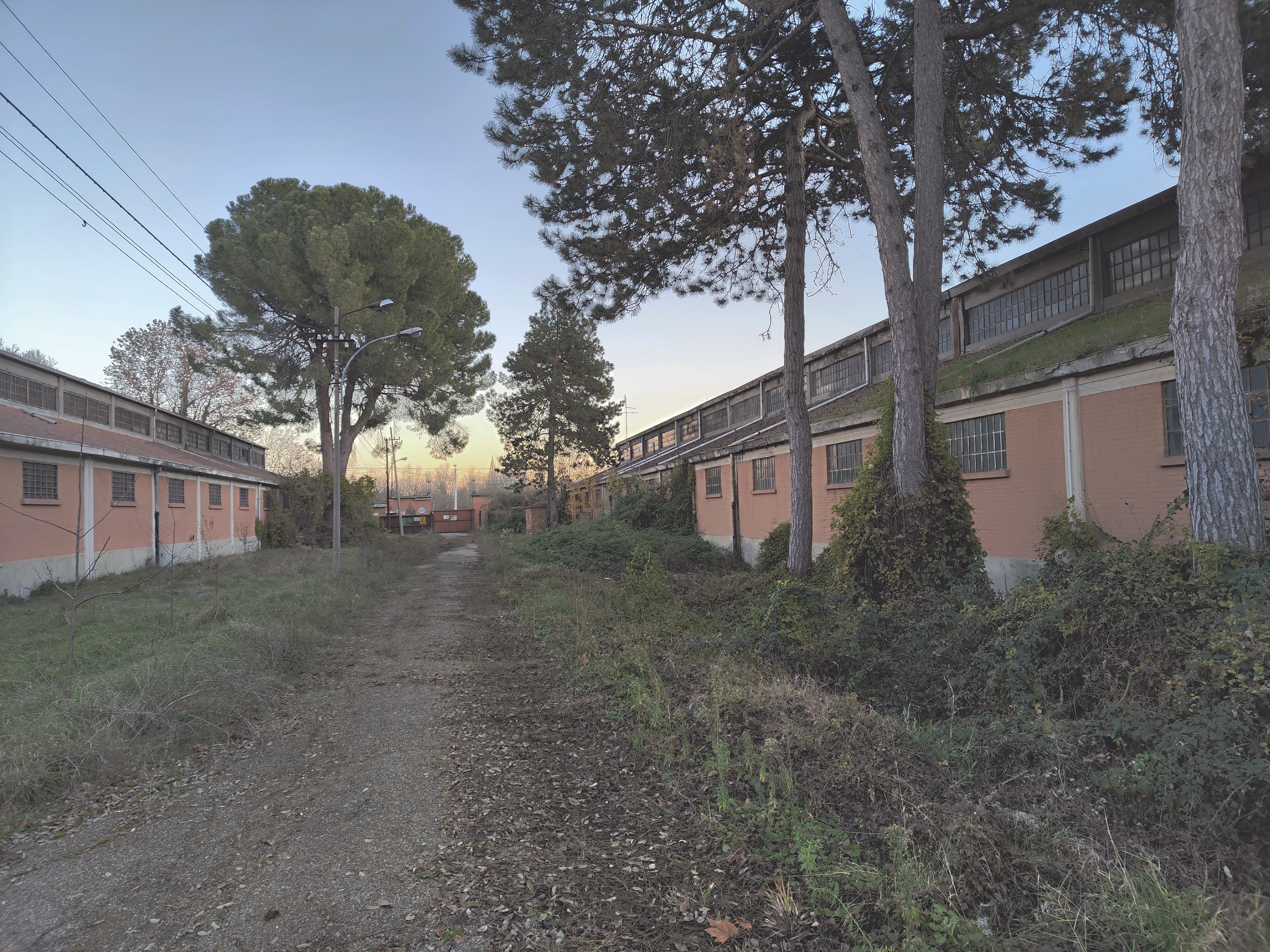 Photograph of two buildings classified as type 2
