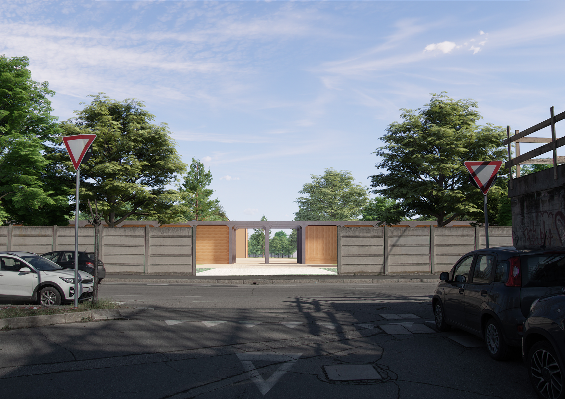 Design proposal for the South Entrance