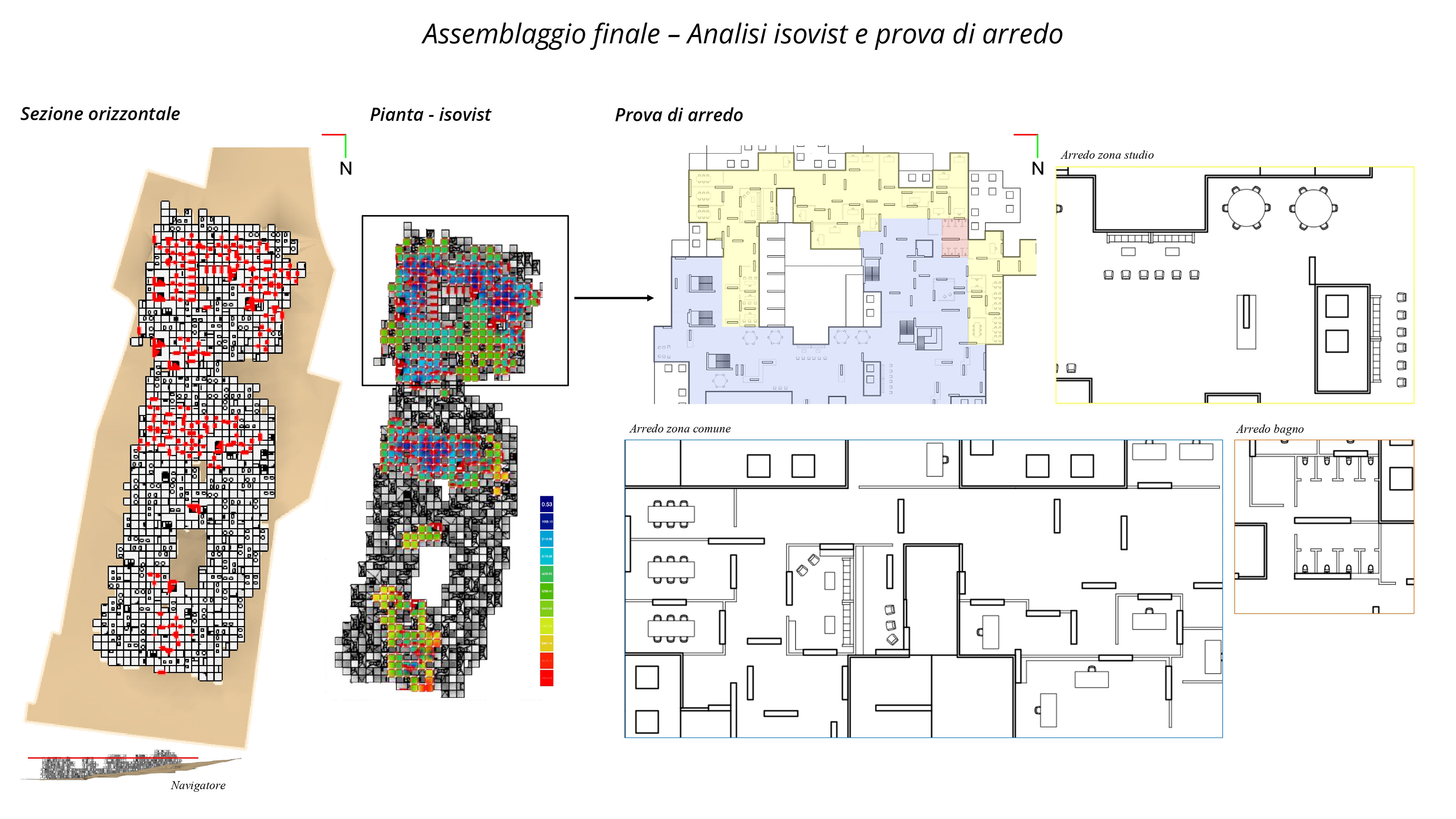Final assembly: Isovist analysis of Section C-C